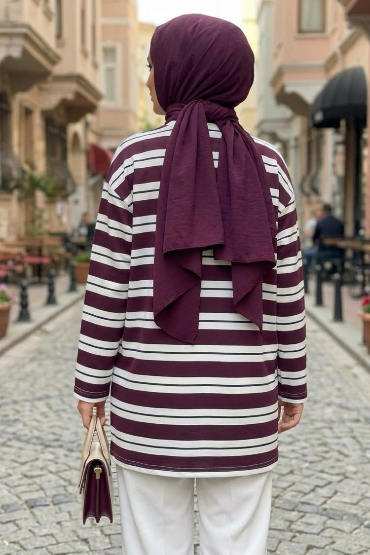 Çizgili Tunik Murdum - 29172-MURDUM - 3