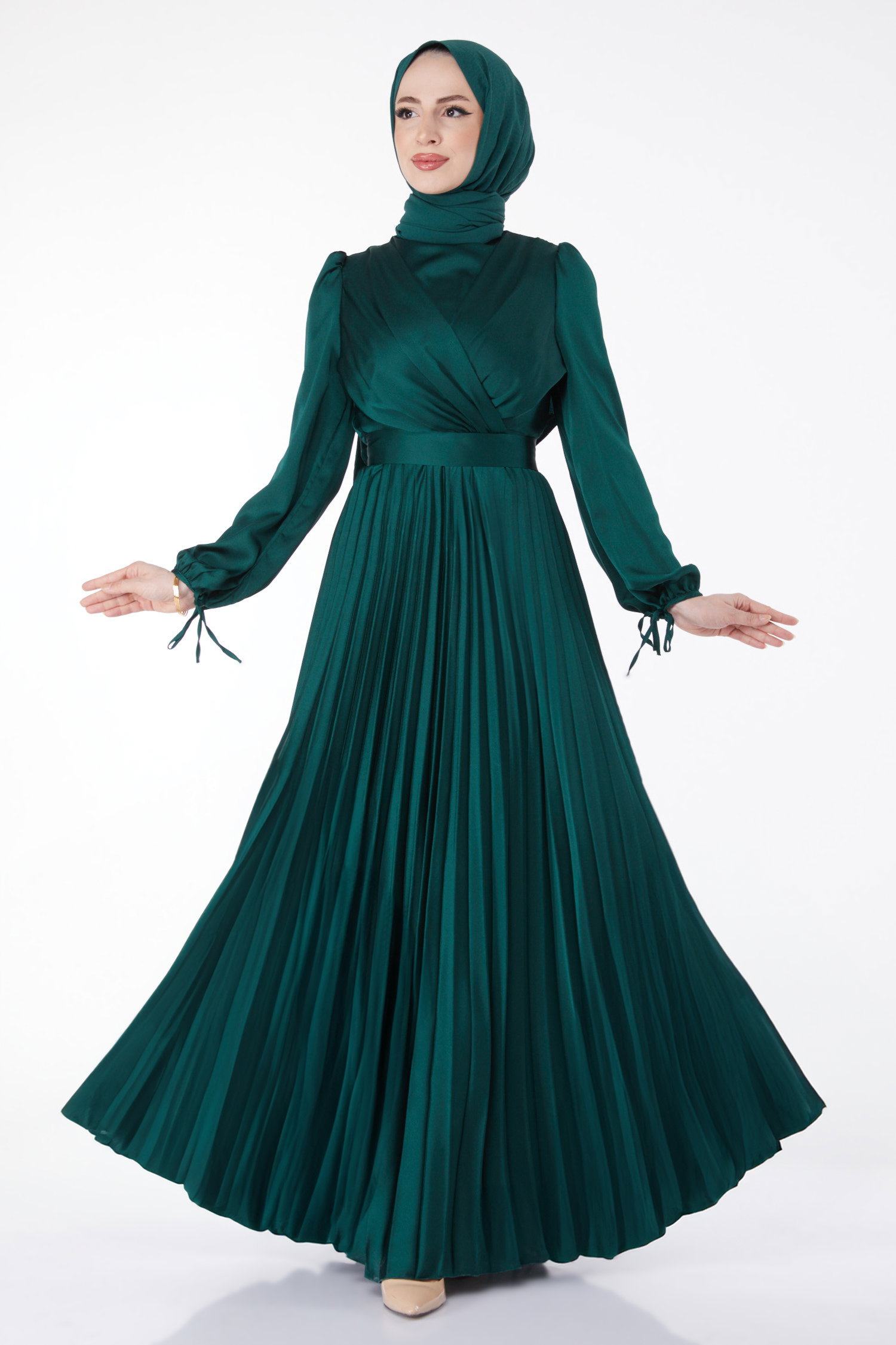 Çİzgili Yırtmaçlı Tunik - 27134 - 1