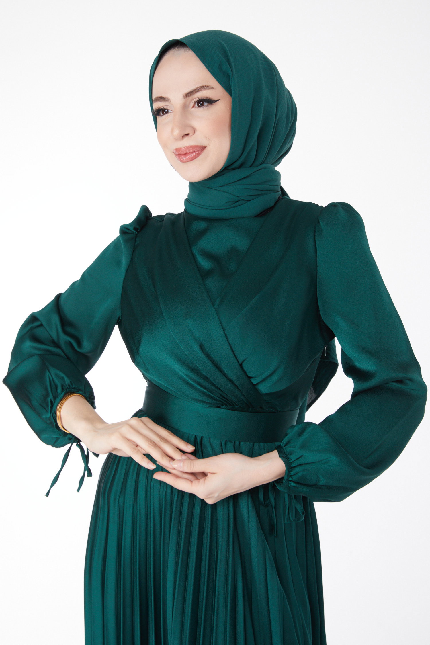 Çİzgili Yırtmaçlı Tunik - 27134 - 4