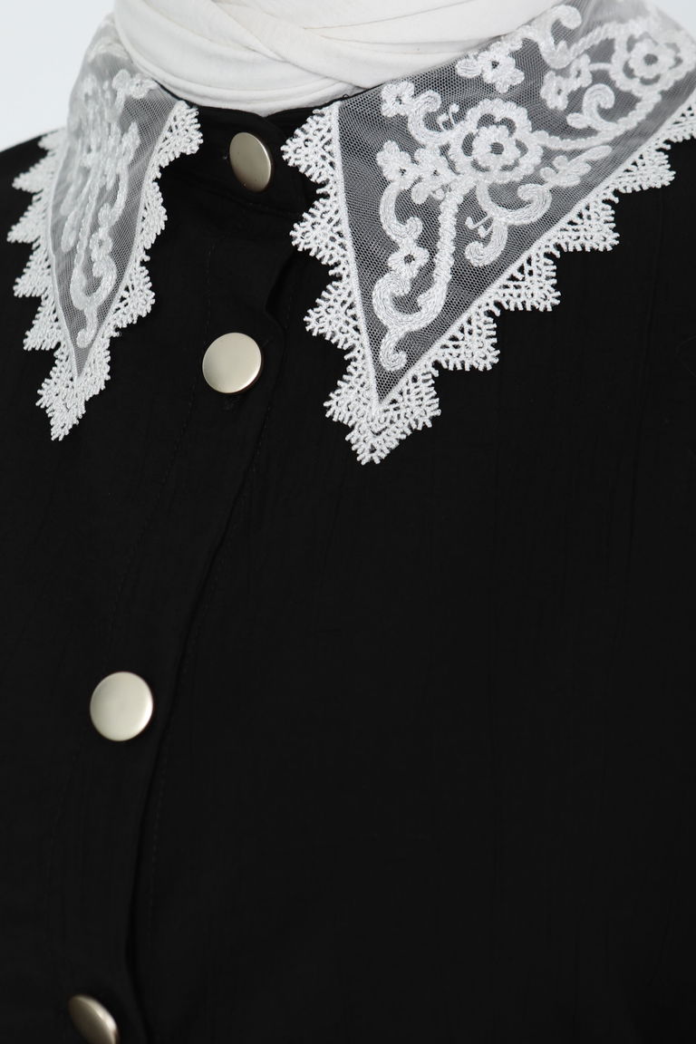 Dantel Yaka İkili Takım - 27179 - TOFİSA