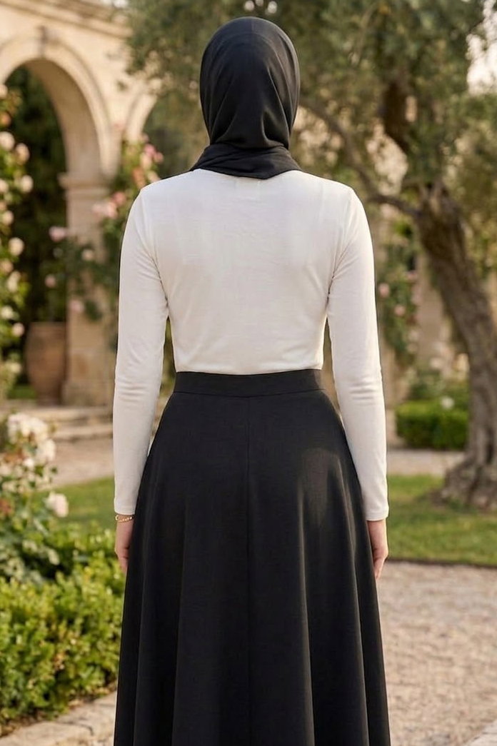 Degaje Yakalı Sendy Bluz Beyaz - 28901-BEYAZ - 3