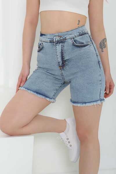 Denim Şort Acik Mavi - 27100 