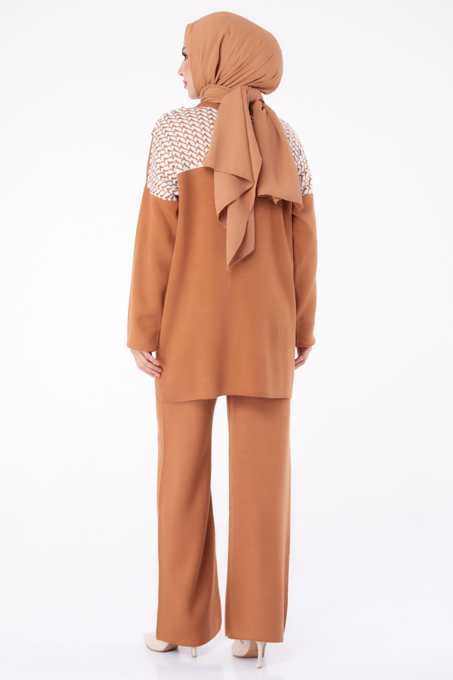 Desenli Triko Takım - 27761-TABA - 5
