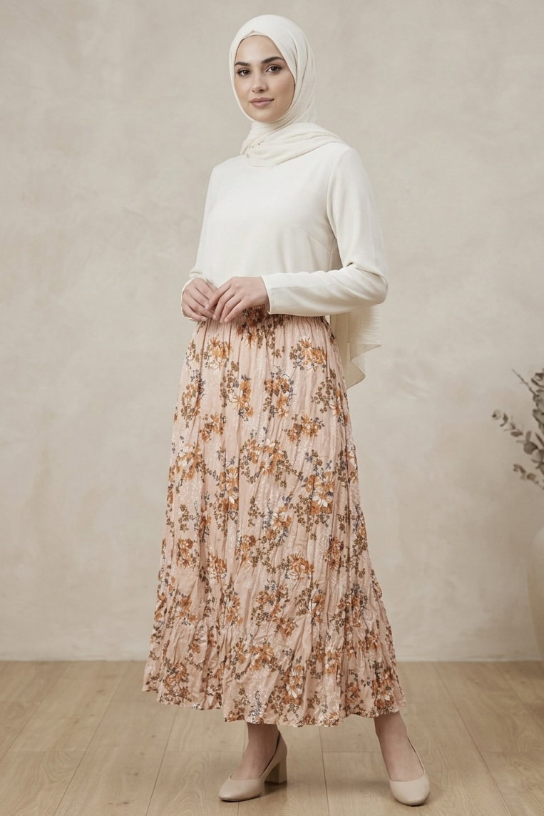 Desenli Trikoton Etel - 2121-VIZON - 1