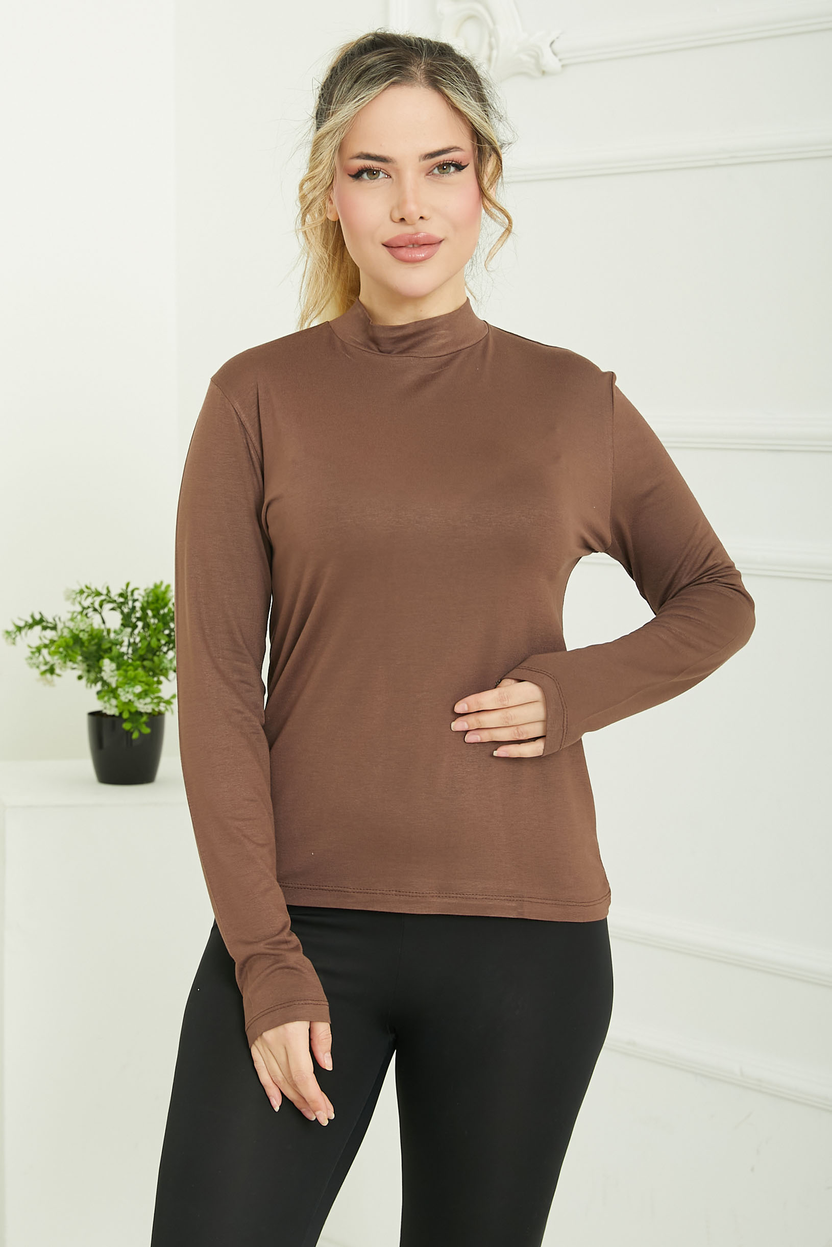 Dik Yaka Vizkon Badi Kahve - 26827 - 4
