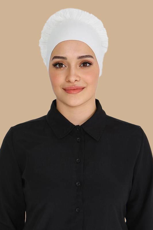 Dikişsiz Fırfırlı Bone - 27618 - TOFİSA