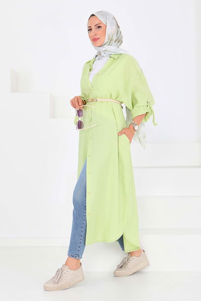 Düğmeli Elbise - 27547 