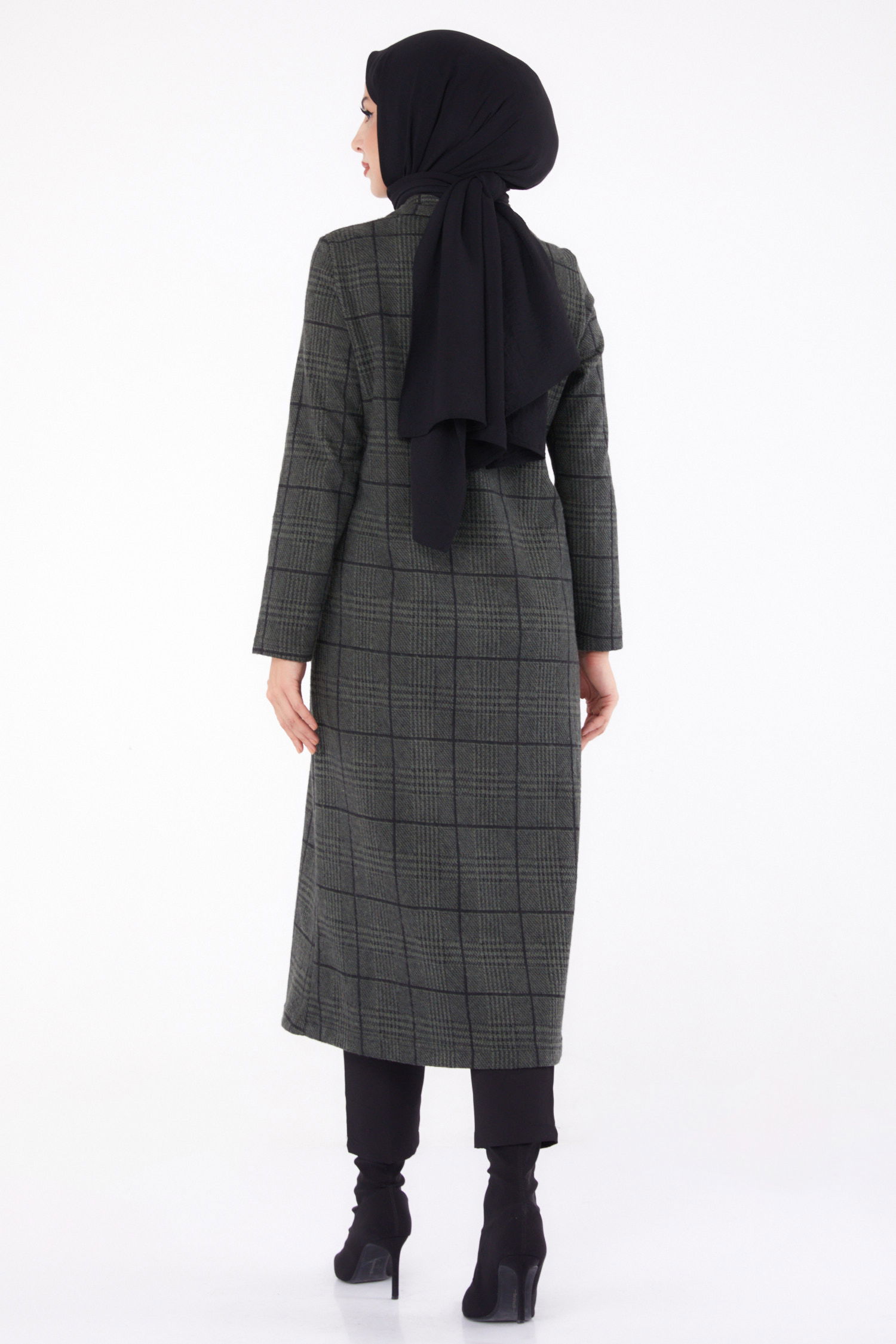 Düğmelı Kap - 27744-HAKI - 5