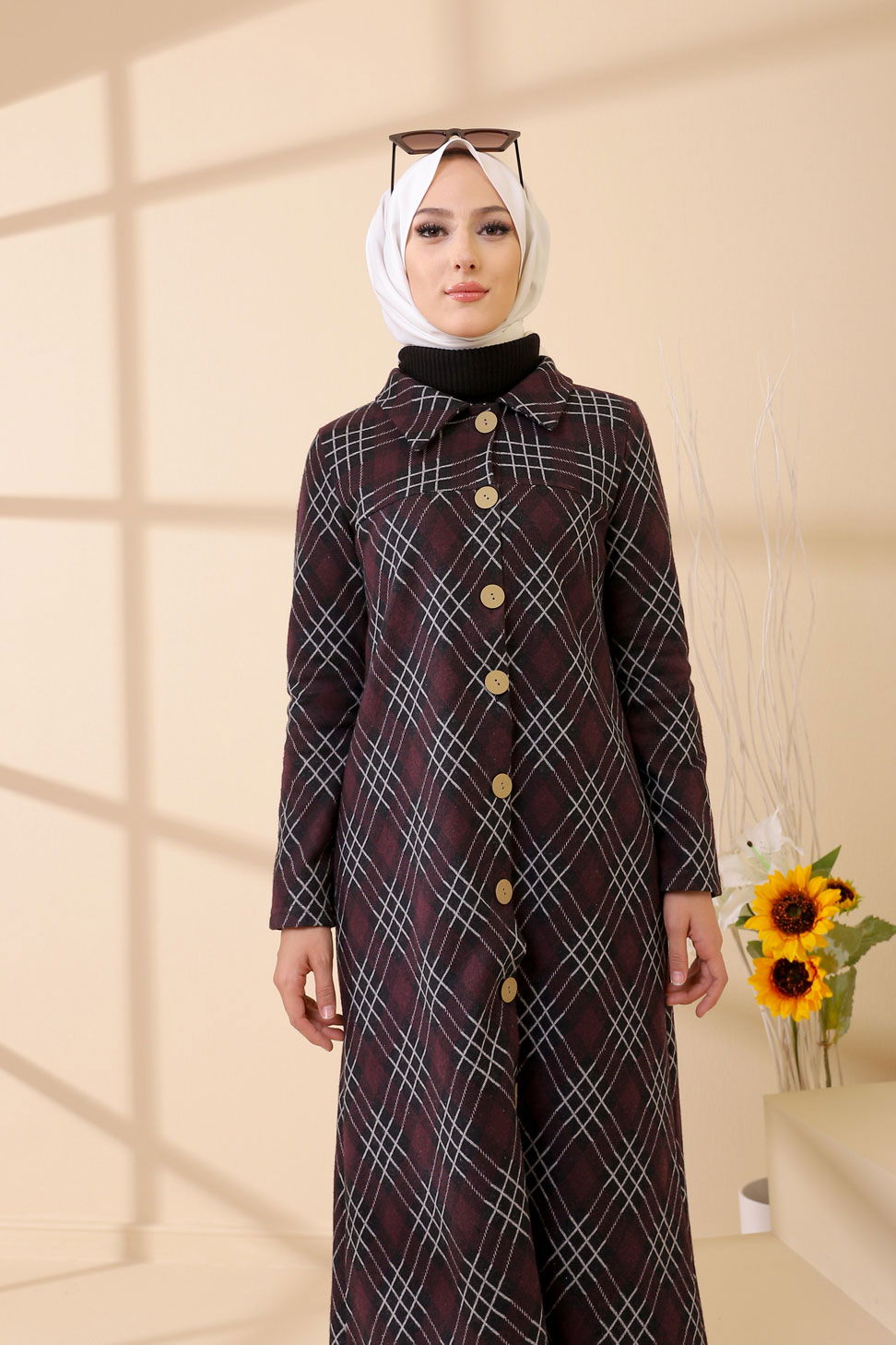 Düğmelı Kap Siyah - 3004 - 24