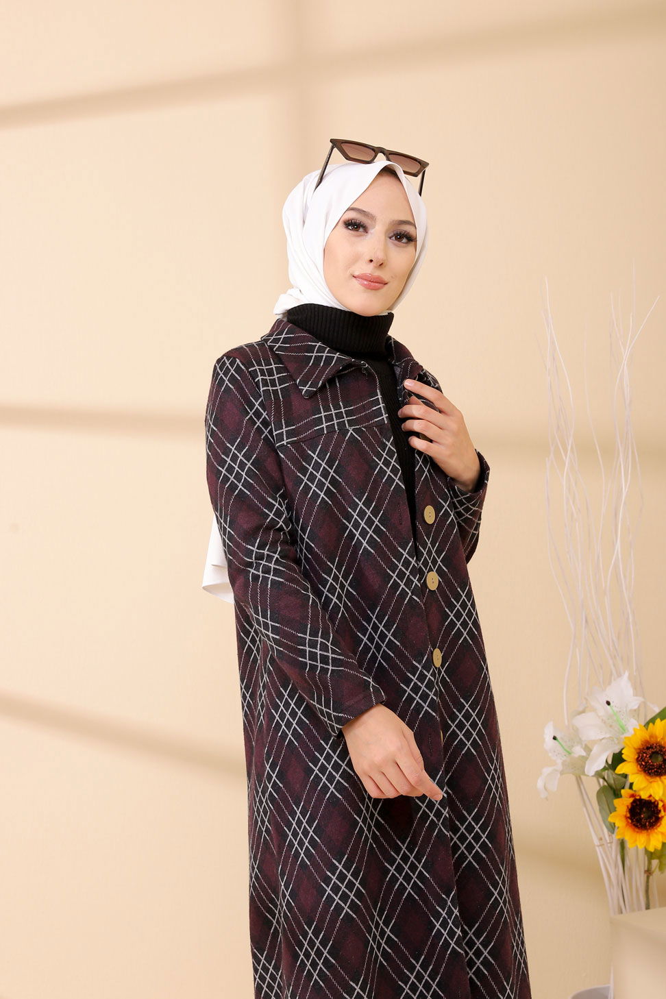Düğmelı Kap Siyah - 3004 - 32