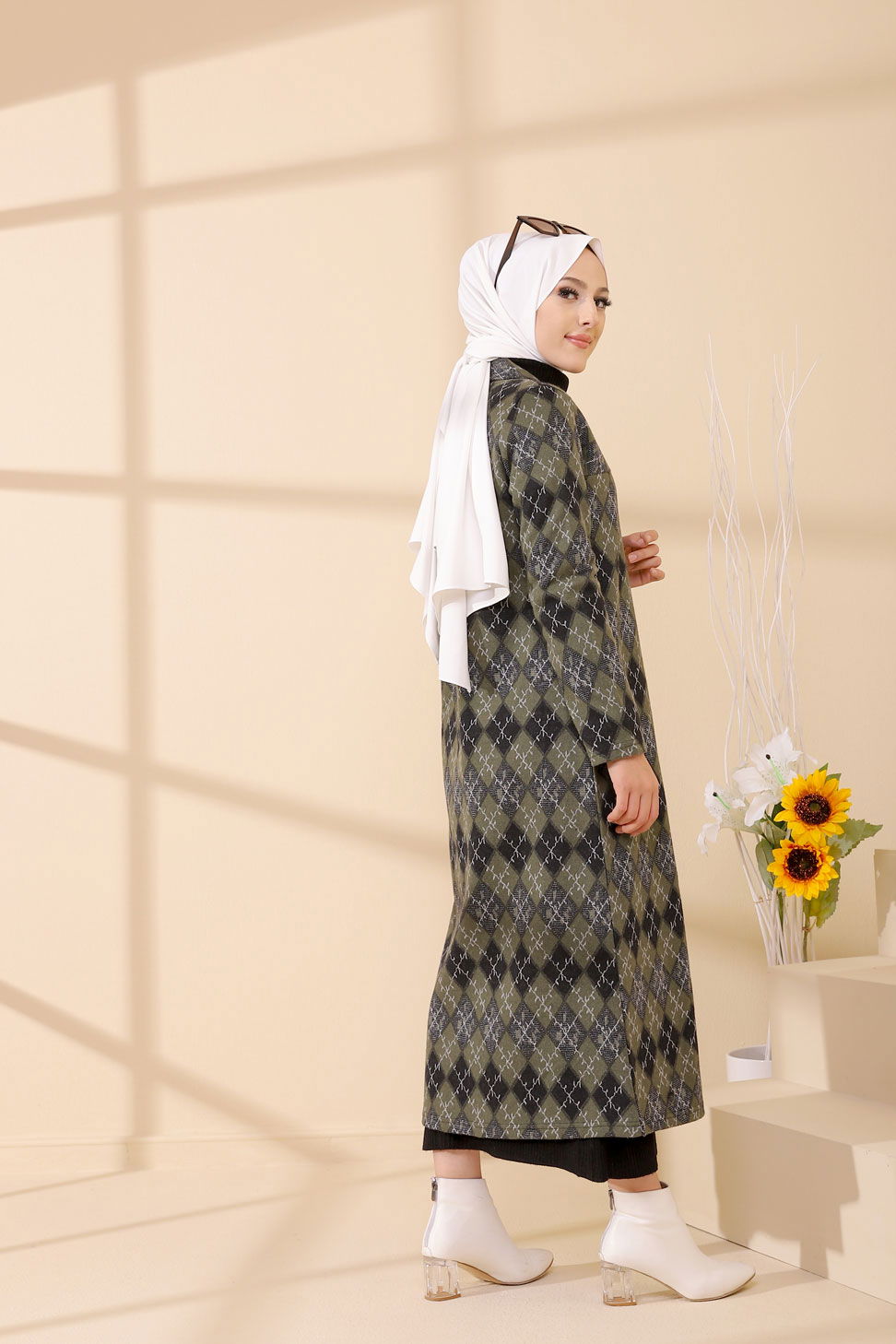 Düğmelı Kap Siyah - 3004 - 34