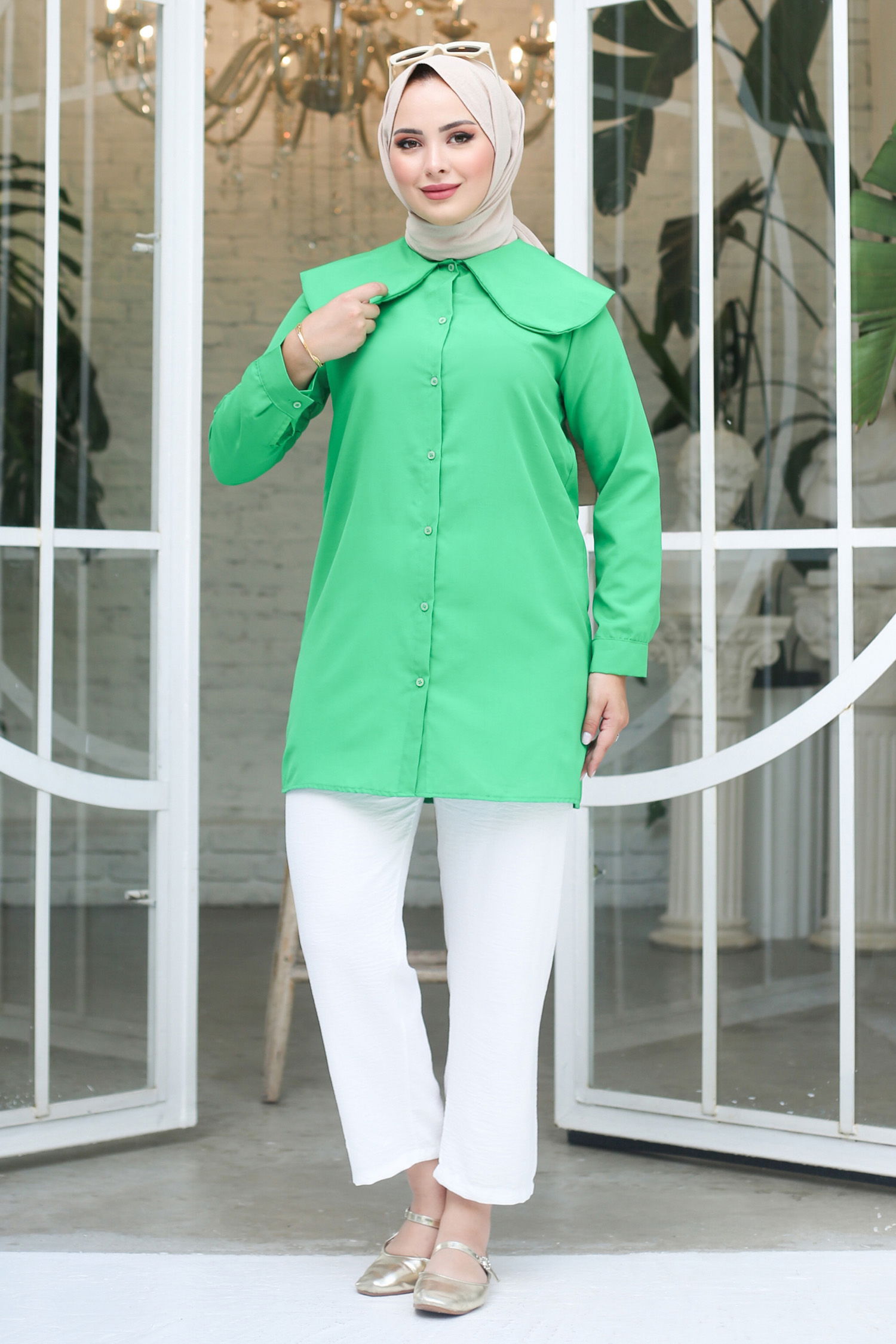 Gömlek Yesil - 13169 - 3