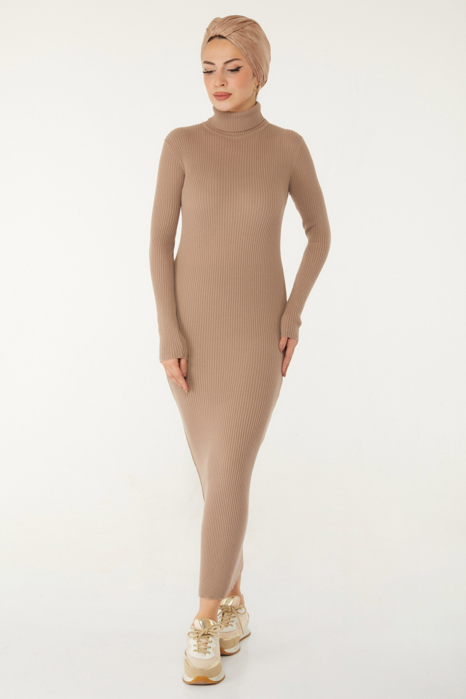 Triko Elbise Vizon - 26526 - 4