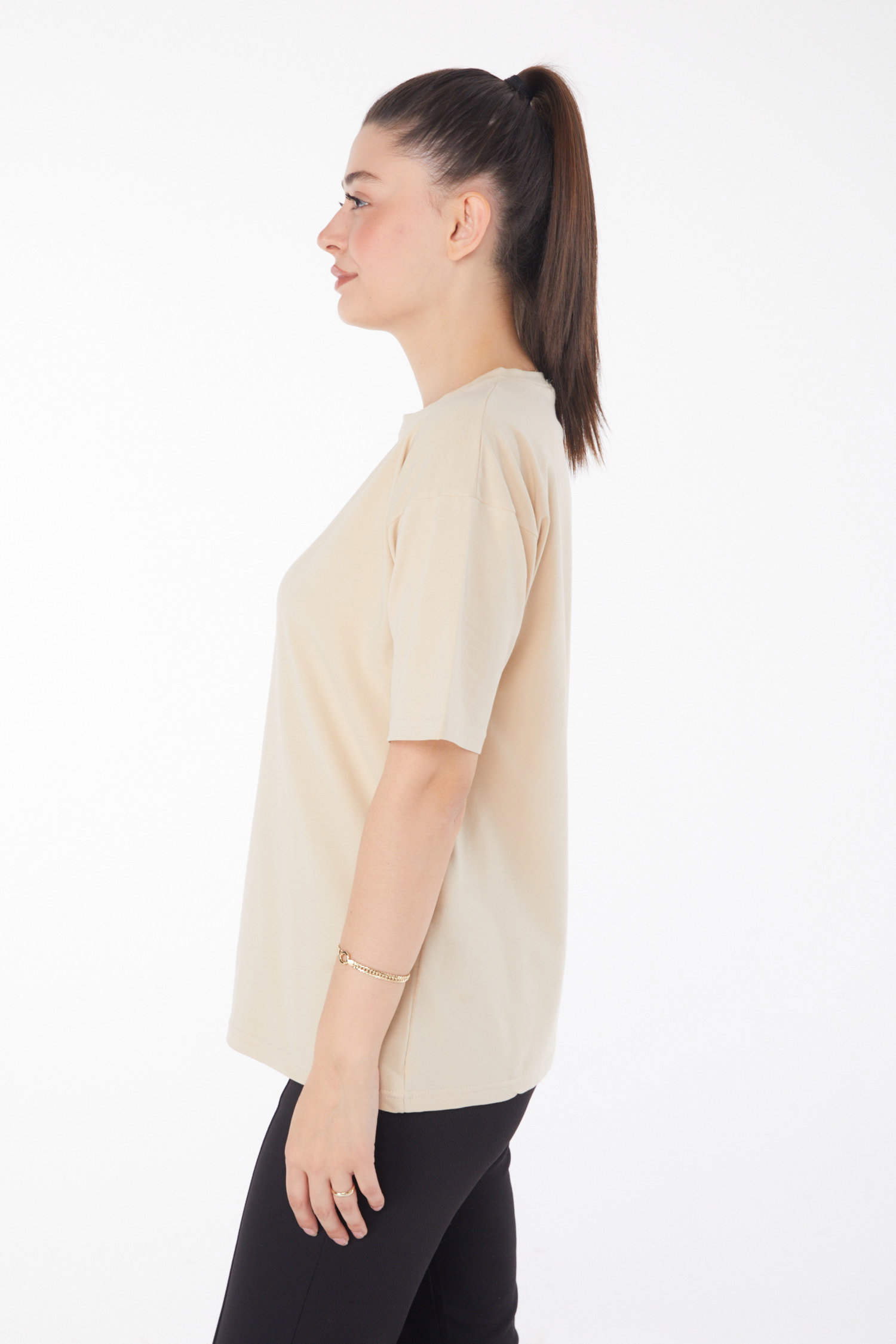 T-Shirt Bej - 25849 - 4