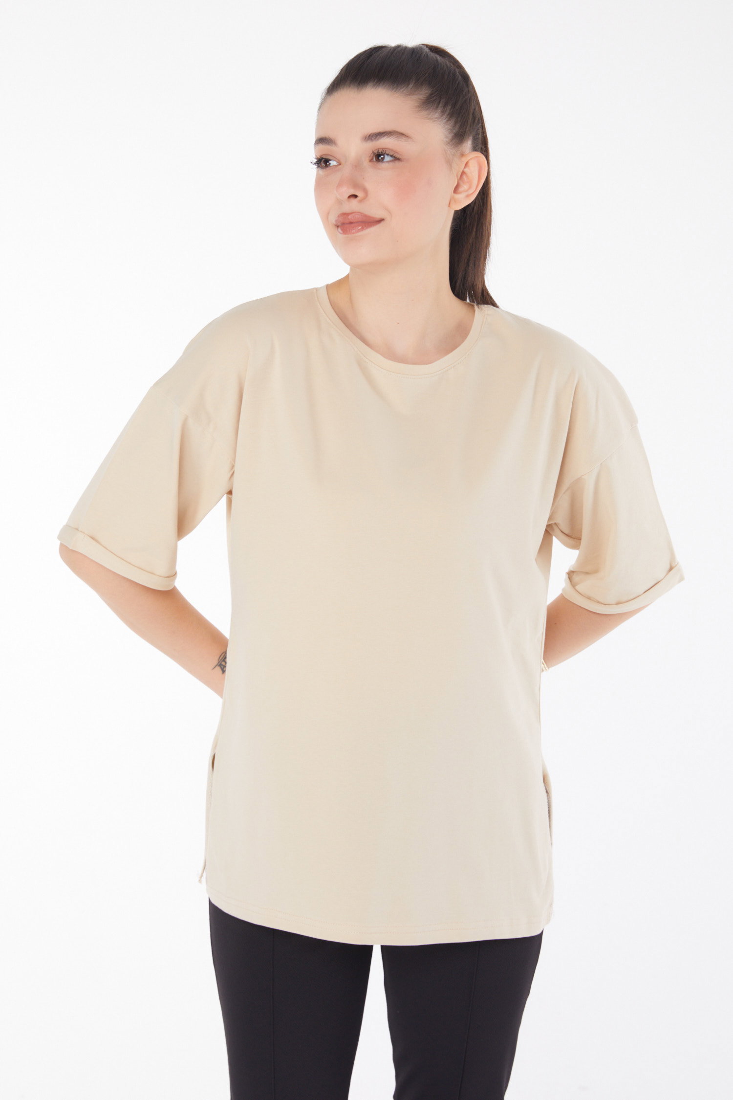 T-Shirt Bej - 25850 - 1
