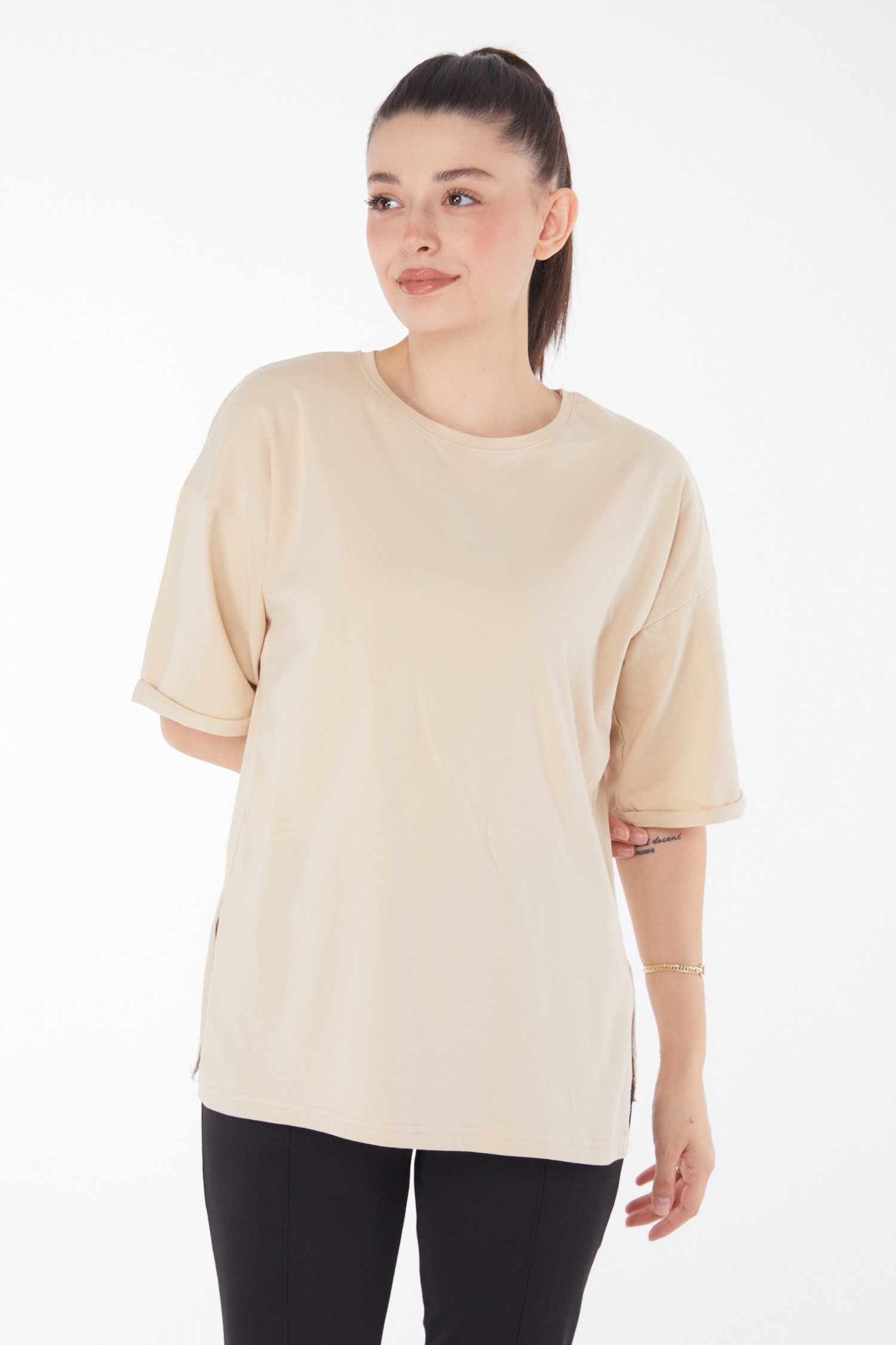 T-Shirt Bej - 25850 - 2