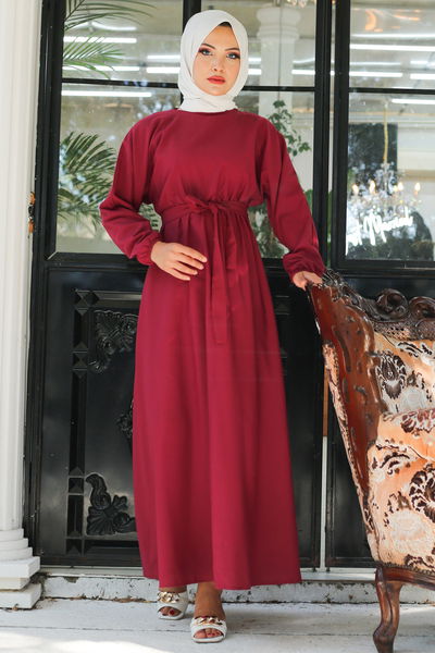 Elbise Bordo - 13221 