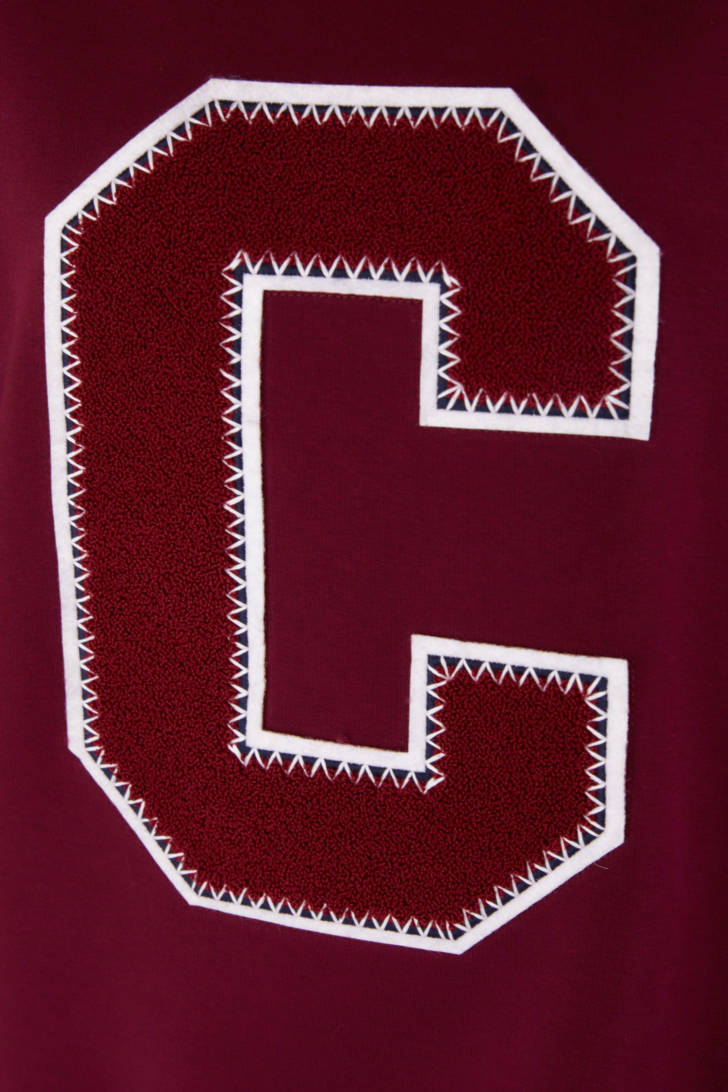 Nakışlı Sweatshirt Bordo - 26451 - 6