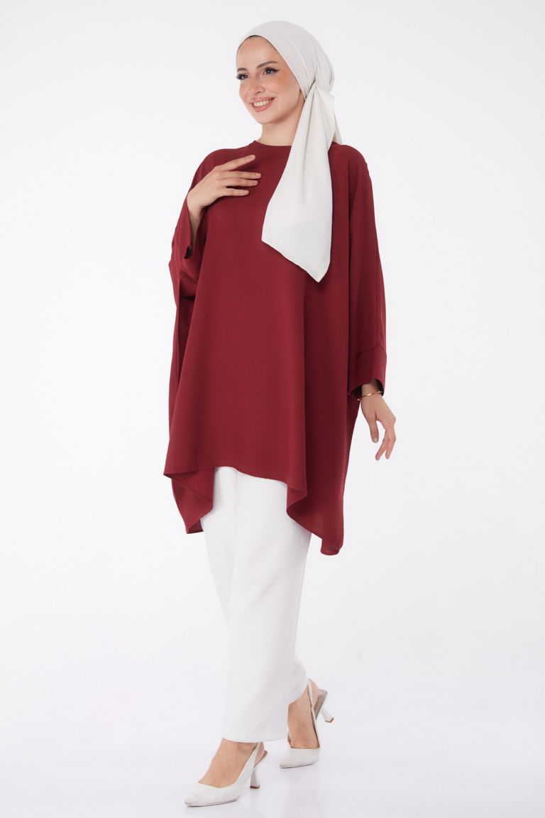 Tunik Bordo - 11408 - TOFİSA