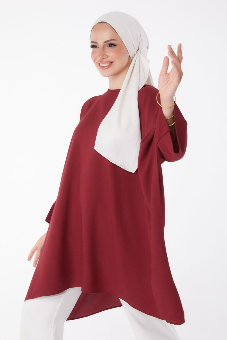 Tunik Bordo - 11408 - TOFİSA