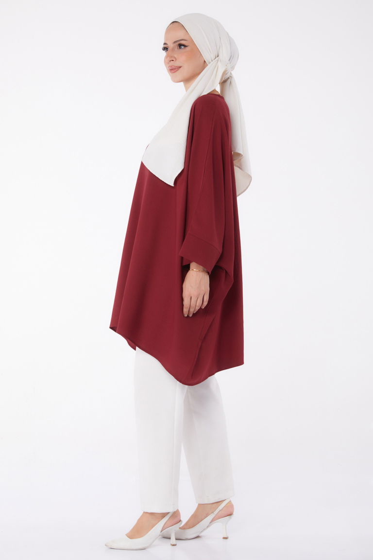 Tunik Bordo - 11408 - TOFİSA