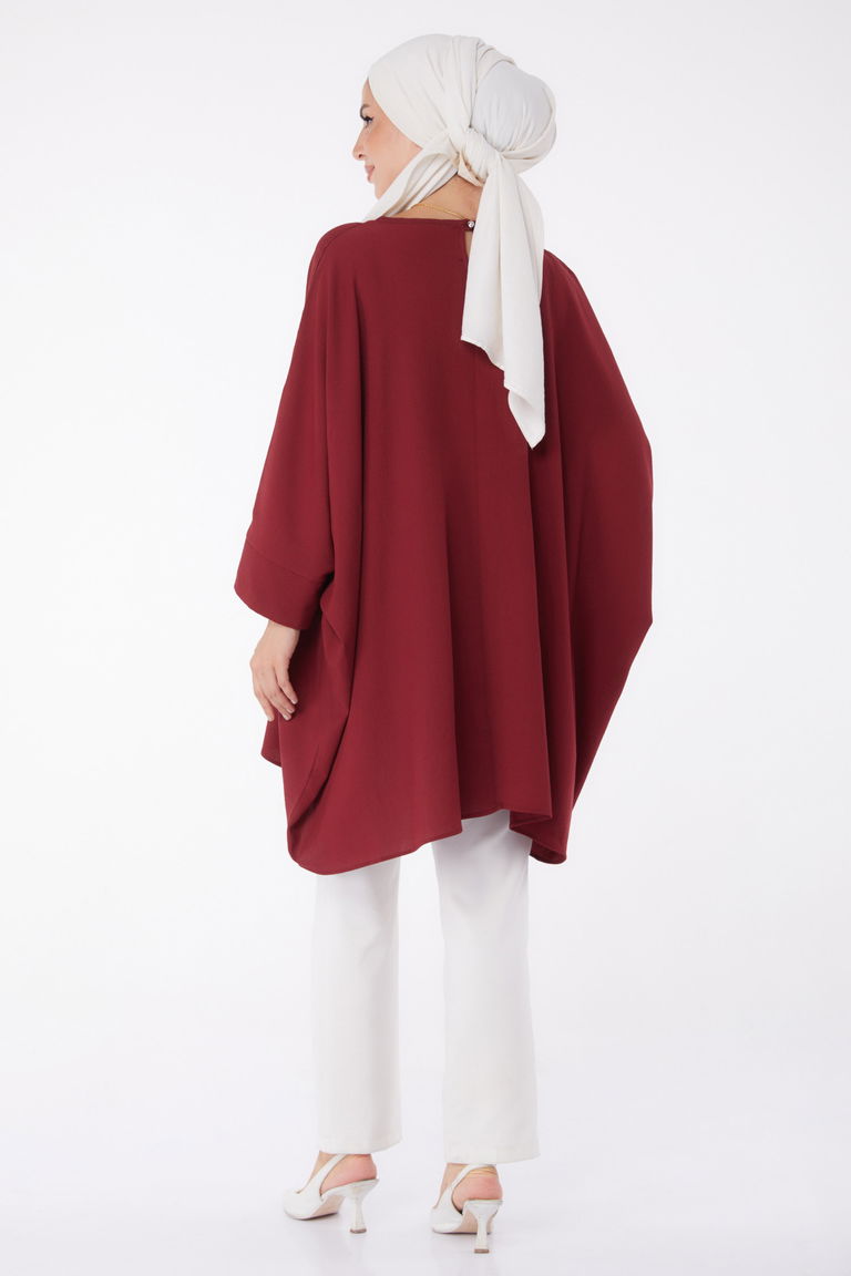 Tunik Bordo - 11408 - TOFİSA