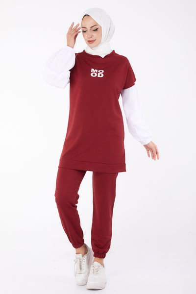 TUNIK PANTOLON Bordo - 13300 