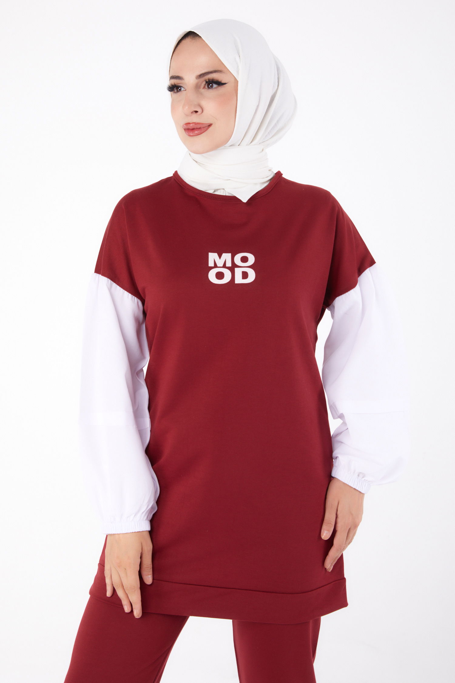TUNIK PANTOLON Bordo - 13300 - 3