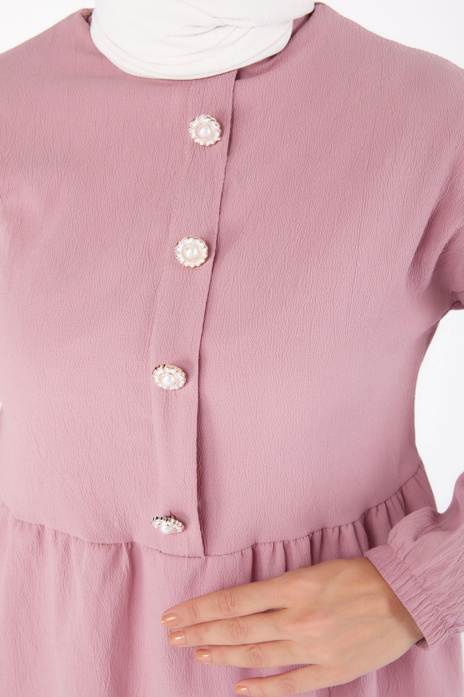 Taşlı Tunik Gül - 13294 - 5