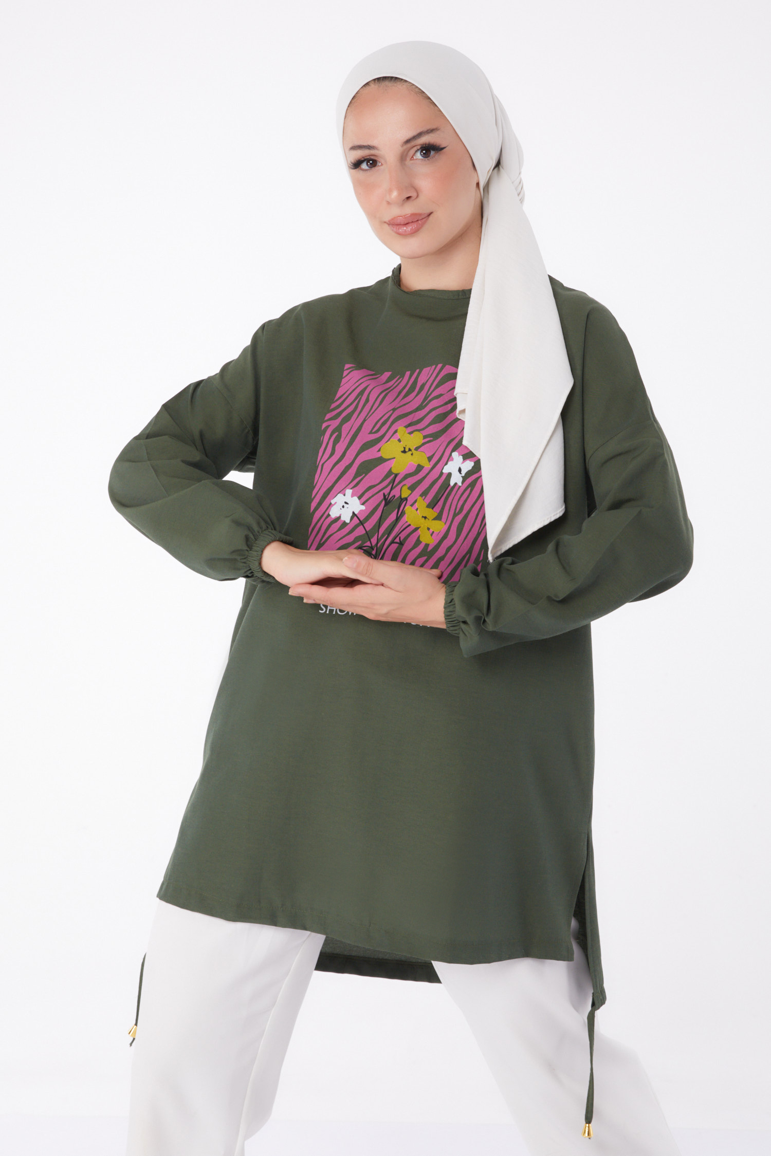 Tunik Haki - 10812 - 2