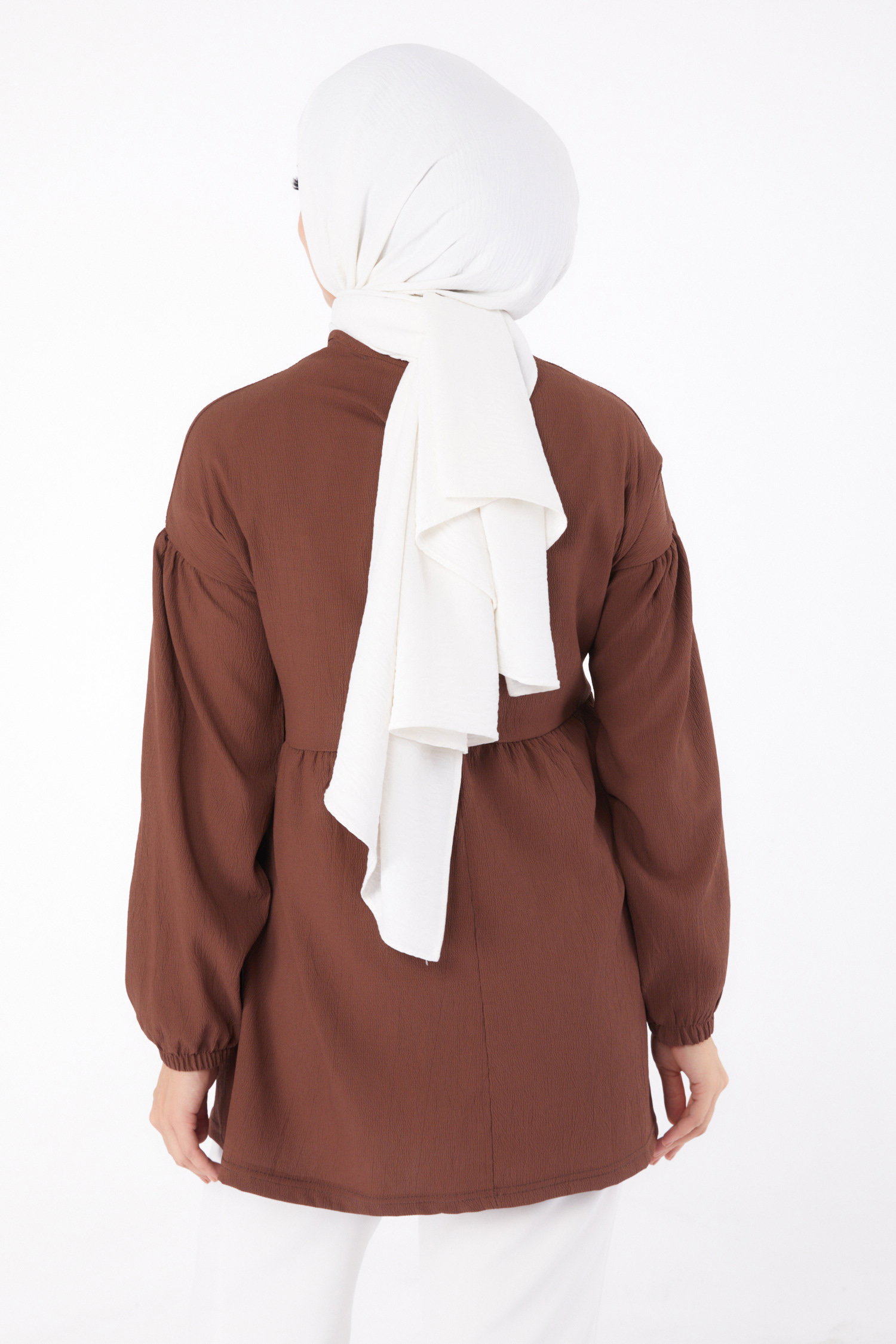 Taşlı Tunik Kahve - 13294 - 4