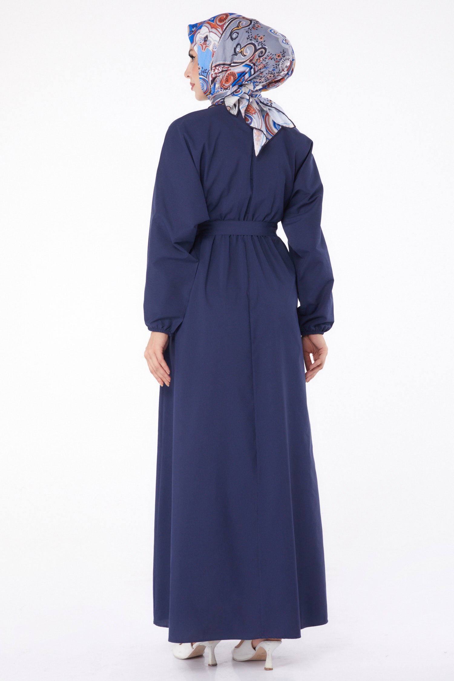 Elbise Lacivert - 13221 - 5