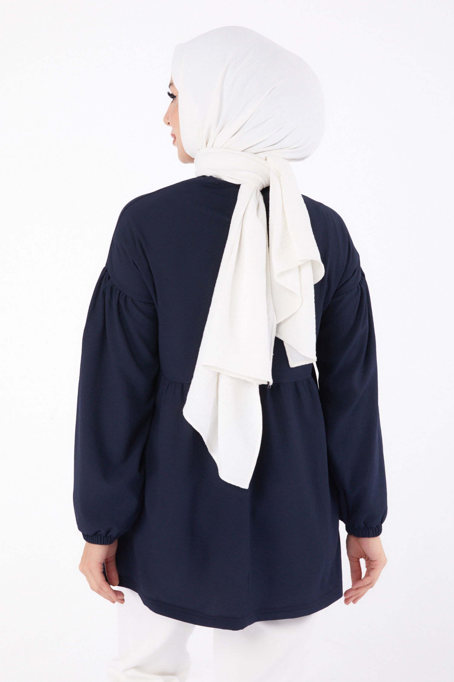 Taşlı Tunik Lacivert - 13294 - 4