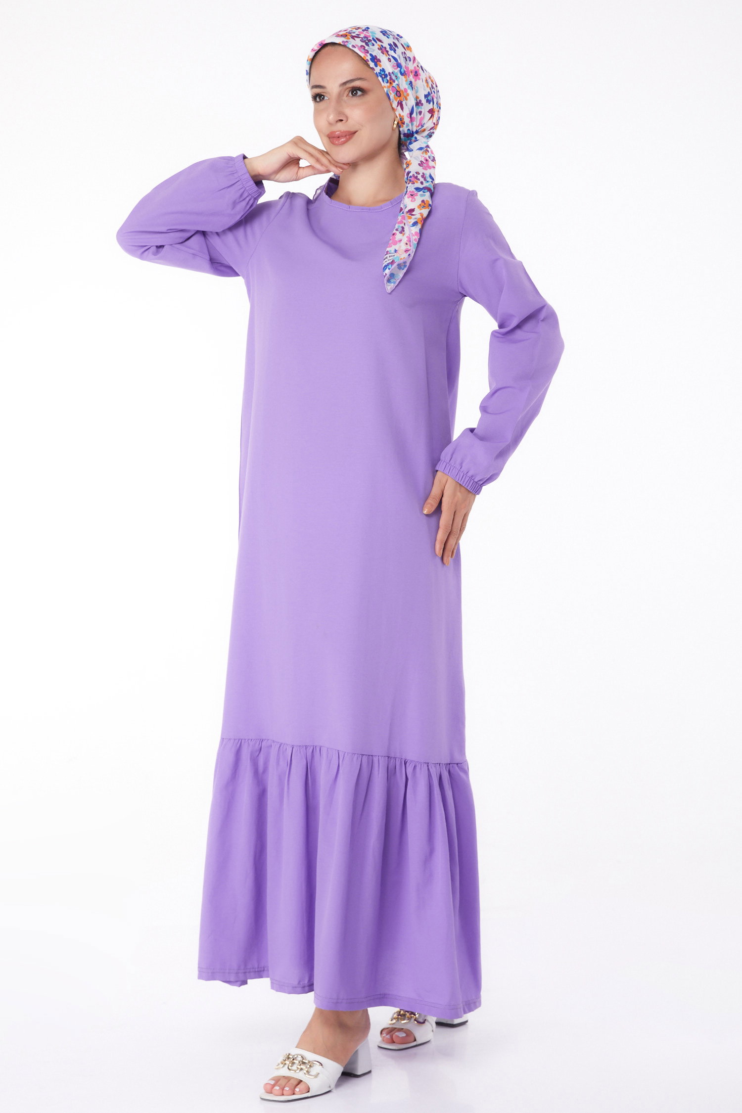 Elbise Lila - 13202 - 10