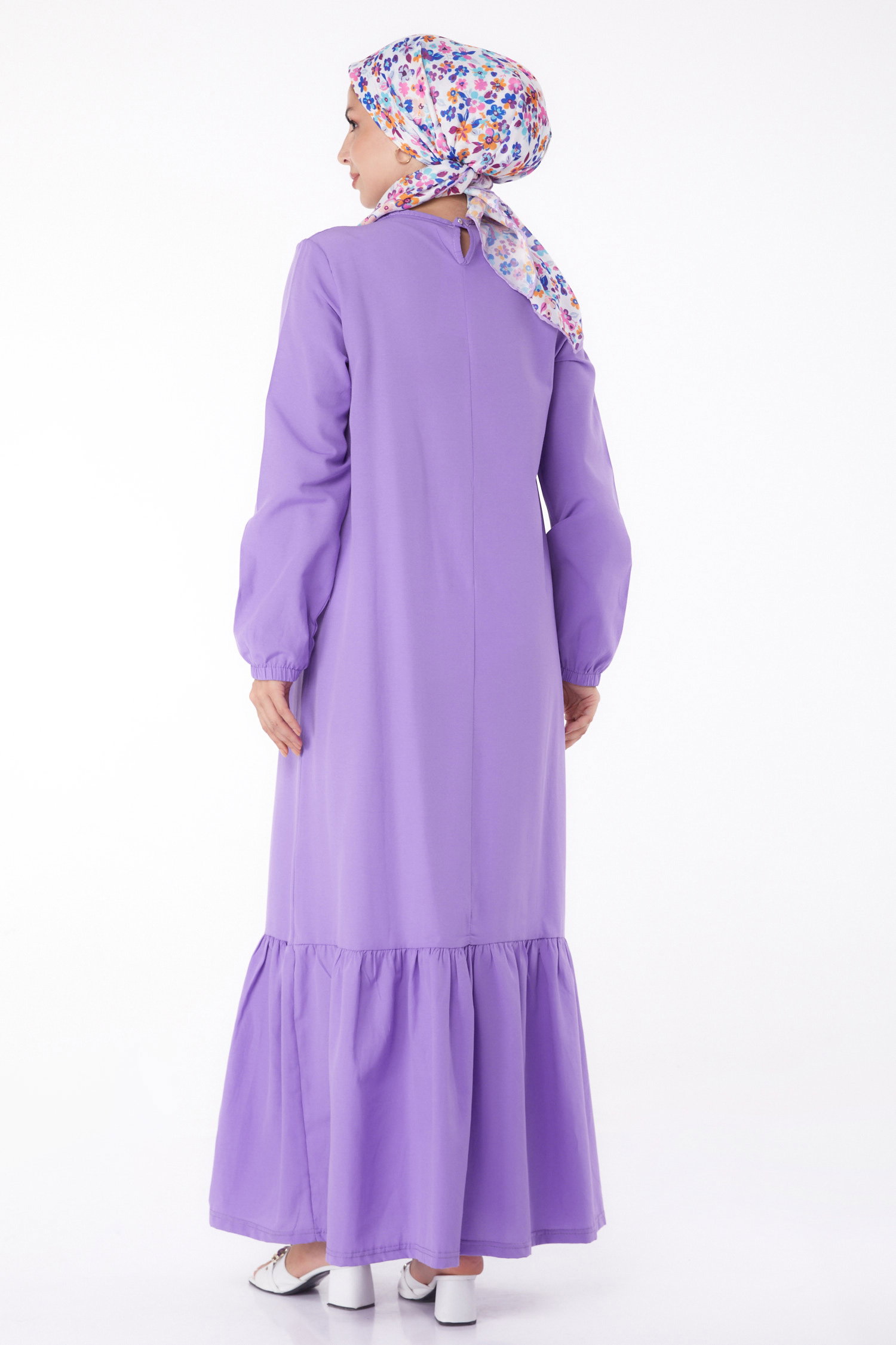 Elbise Lila - 13202 - 14
