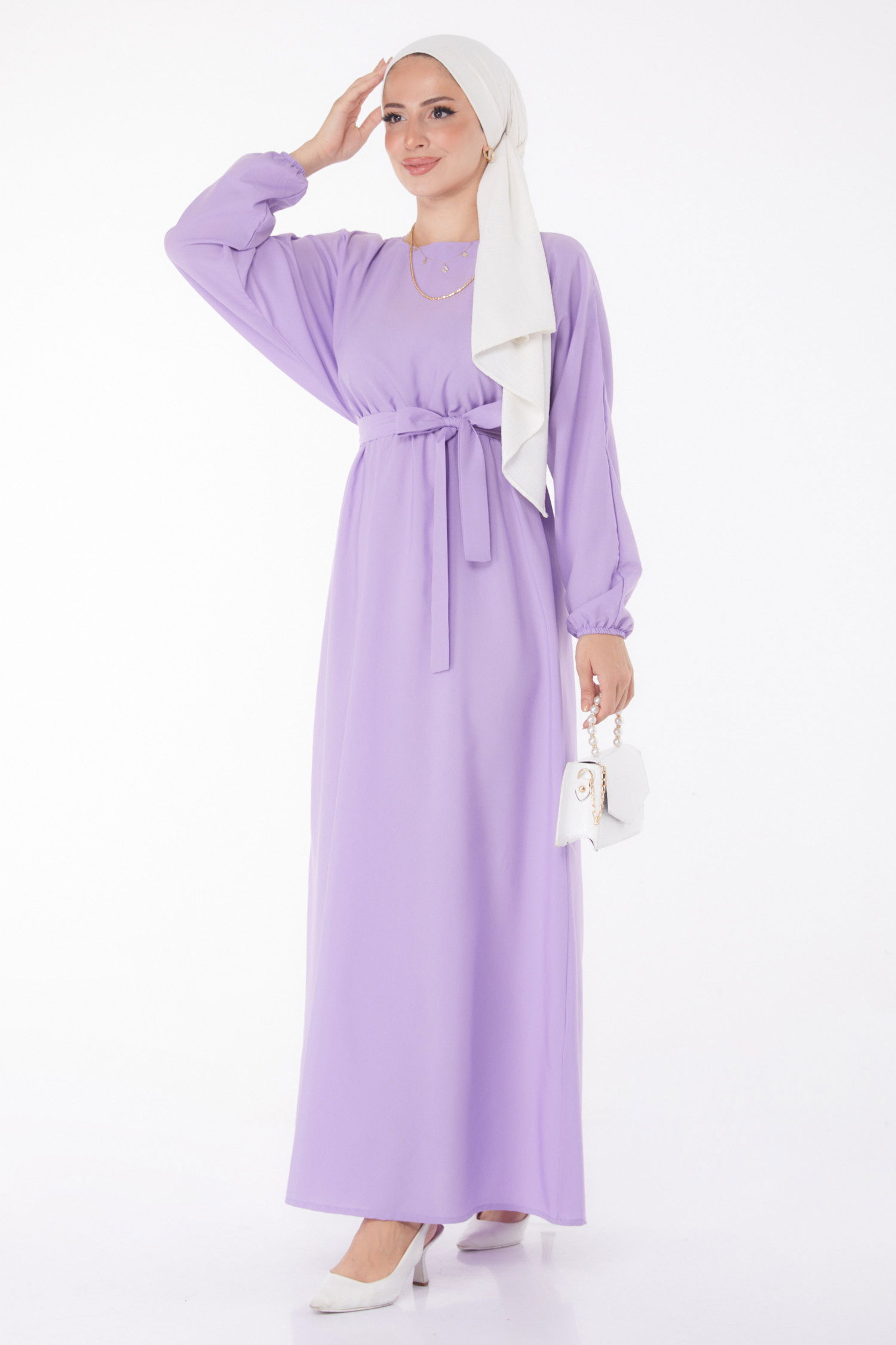 Elbise Lila - 13221 - 3
