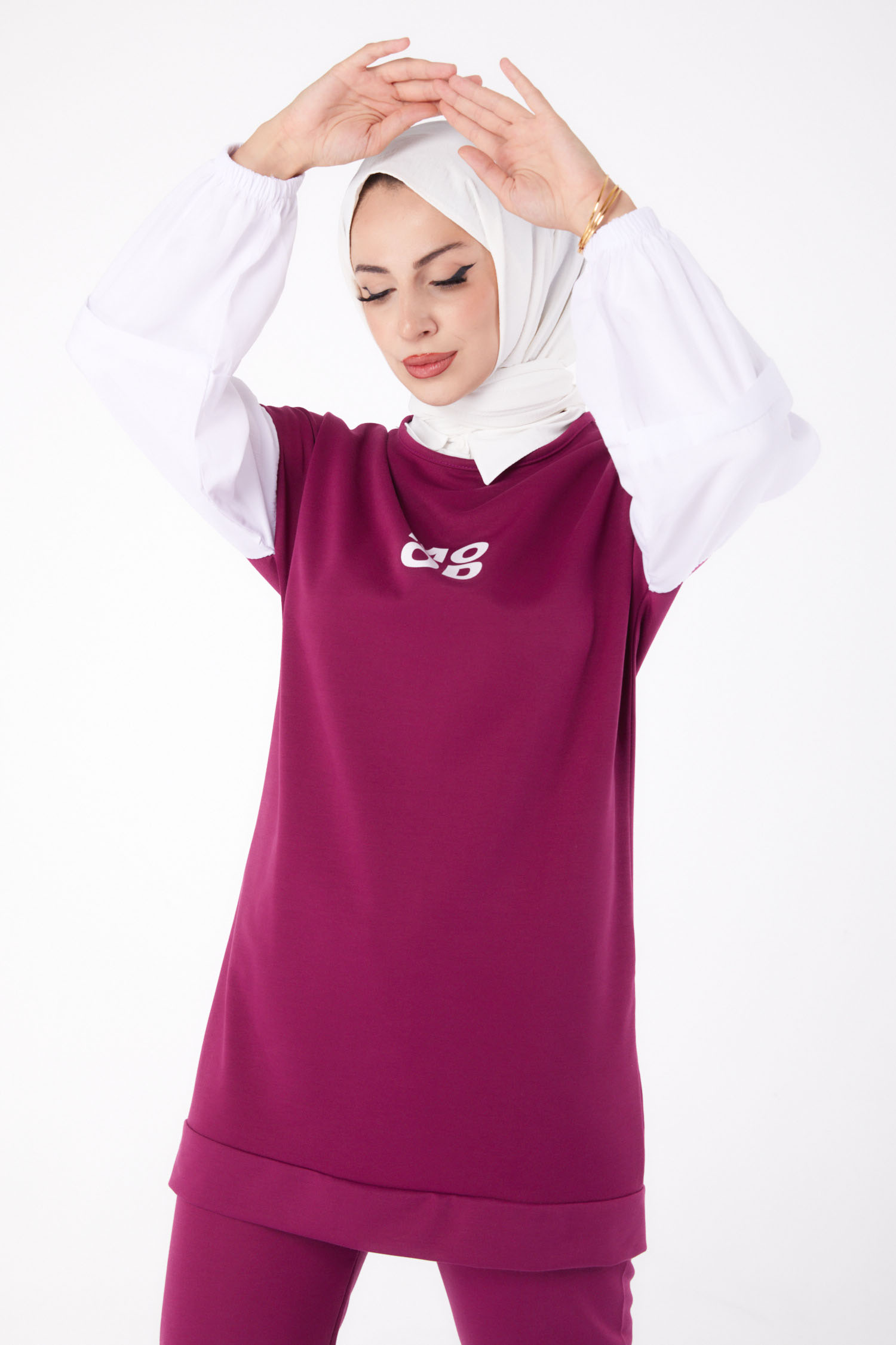 TUNIK PANTOLON Mor - 13300 - 3