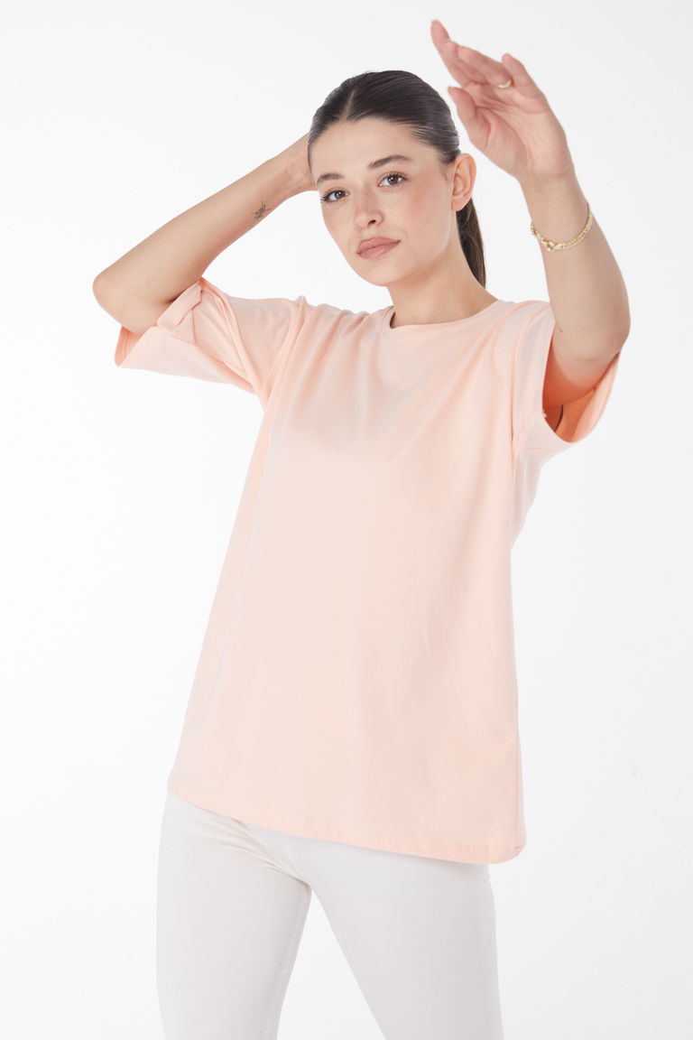 T-Shirt Pembe - 25849 - TOFİSA