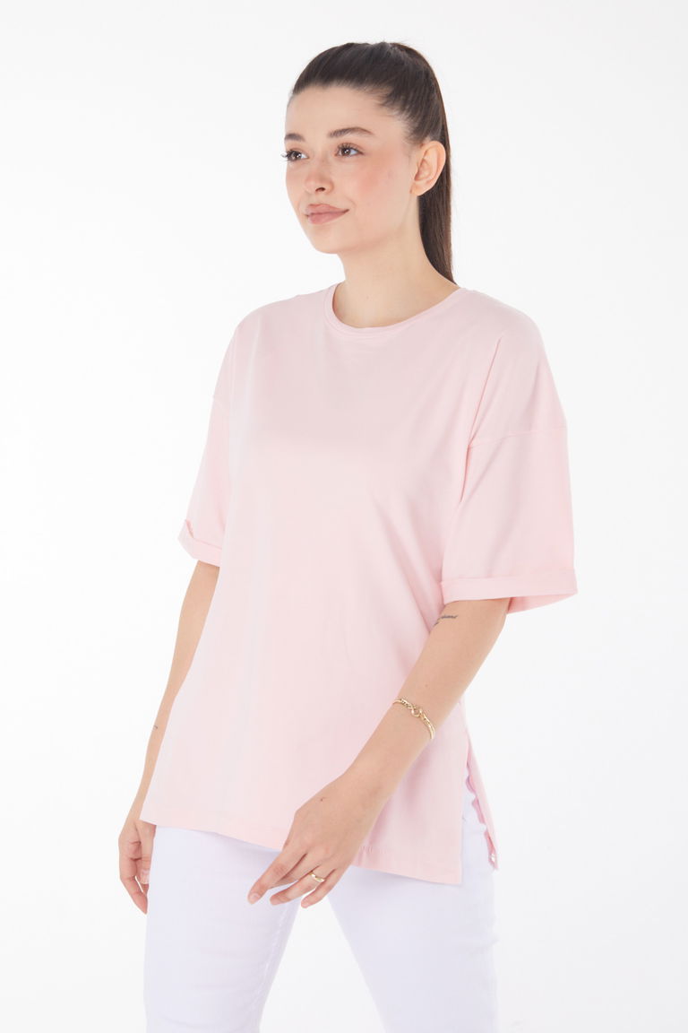 T-Shirt Pudra - 25850 - TOFİSA