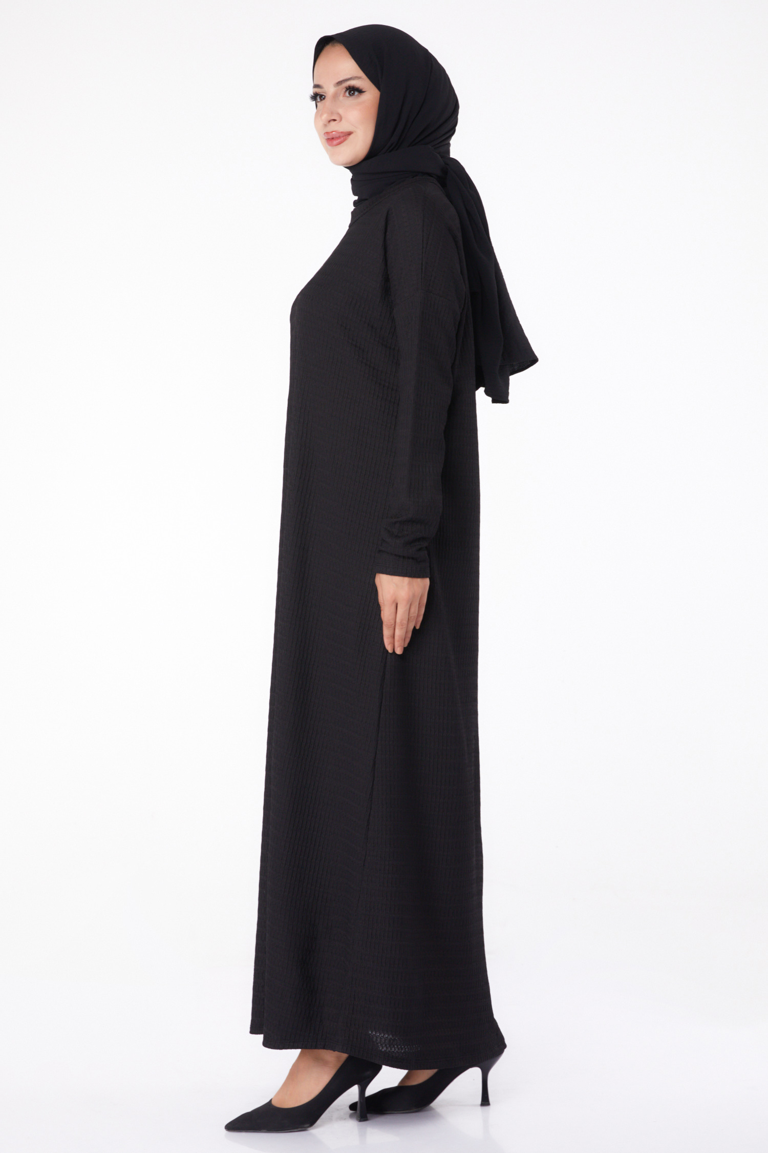 Elbise Siyah - 26280 - 4