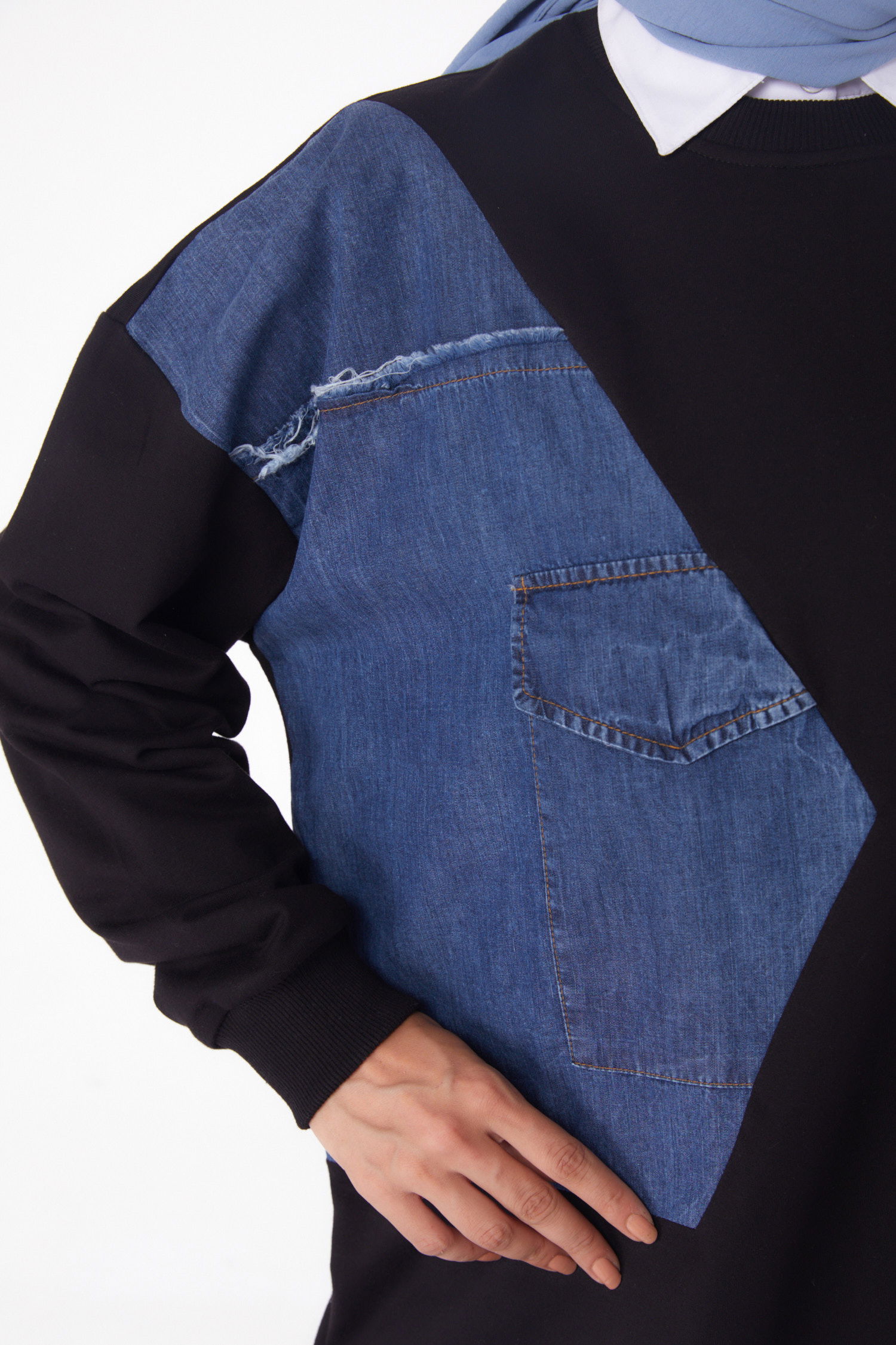 Garnili Sweat Siyah - 26224 - 5