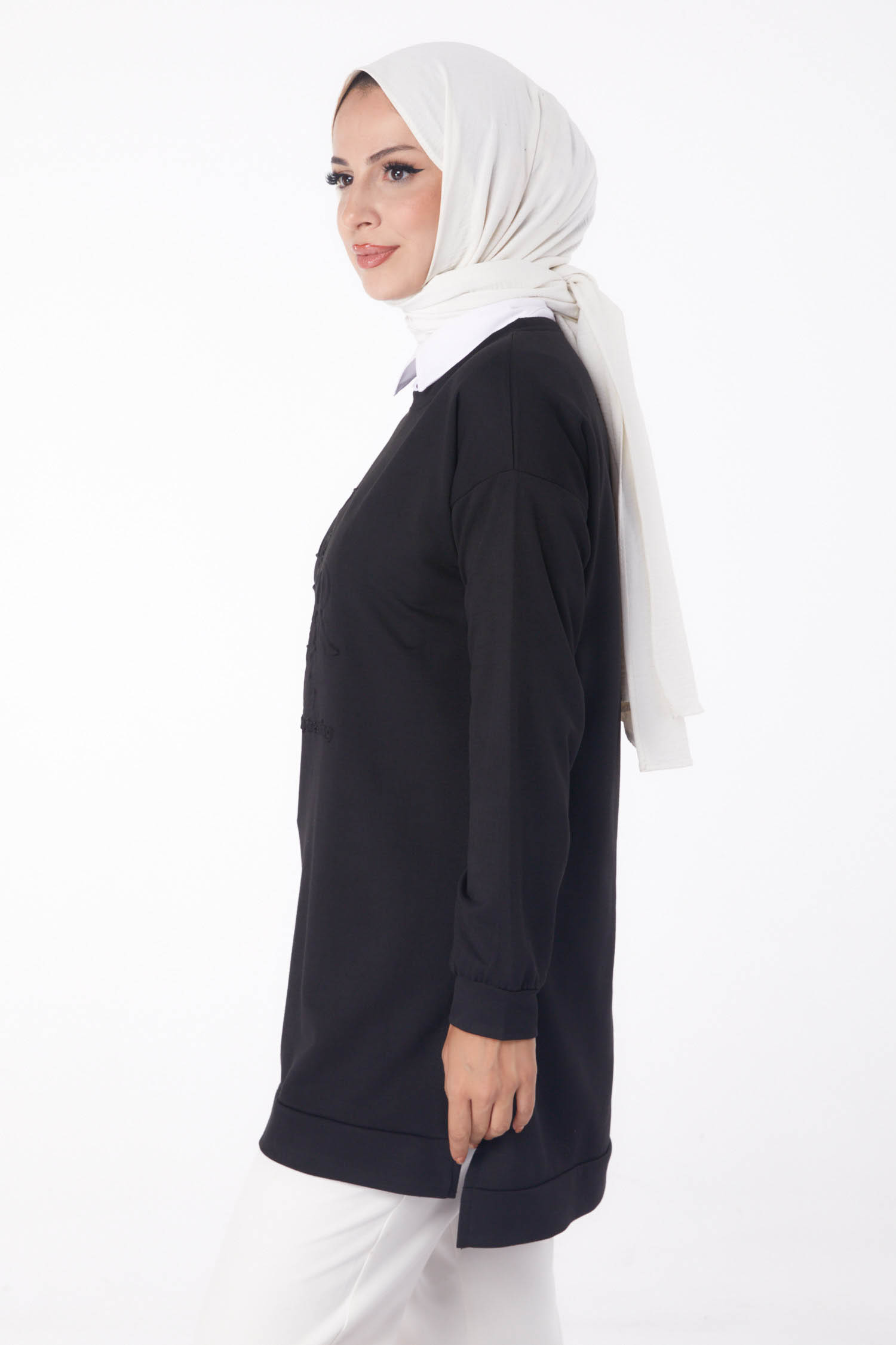 Sweat Siyah - 26201 - 3