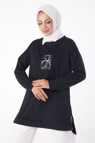 Sweat Siyah - 26202 