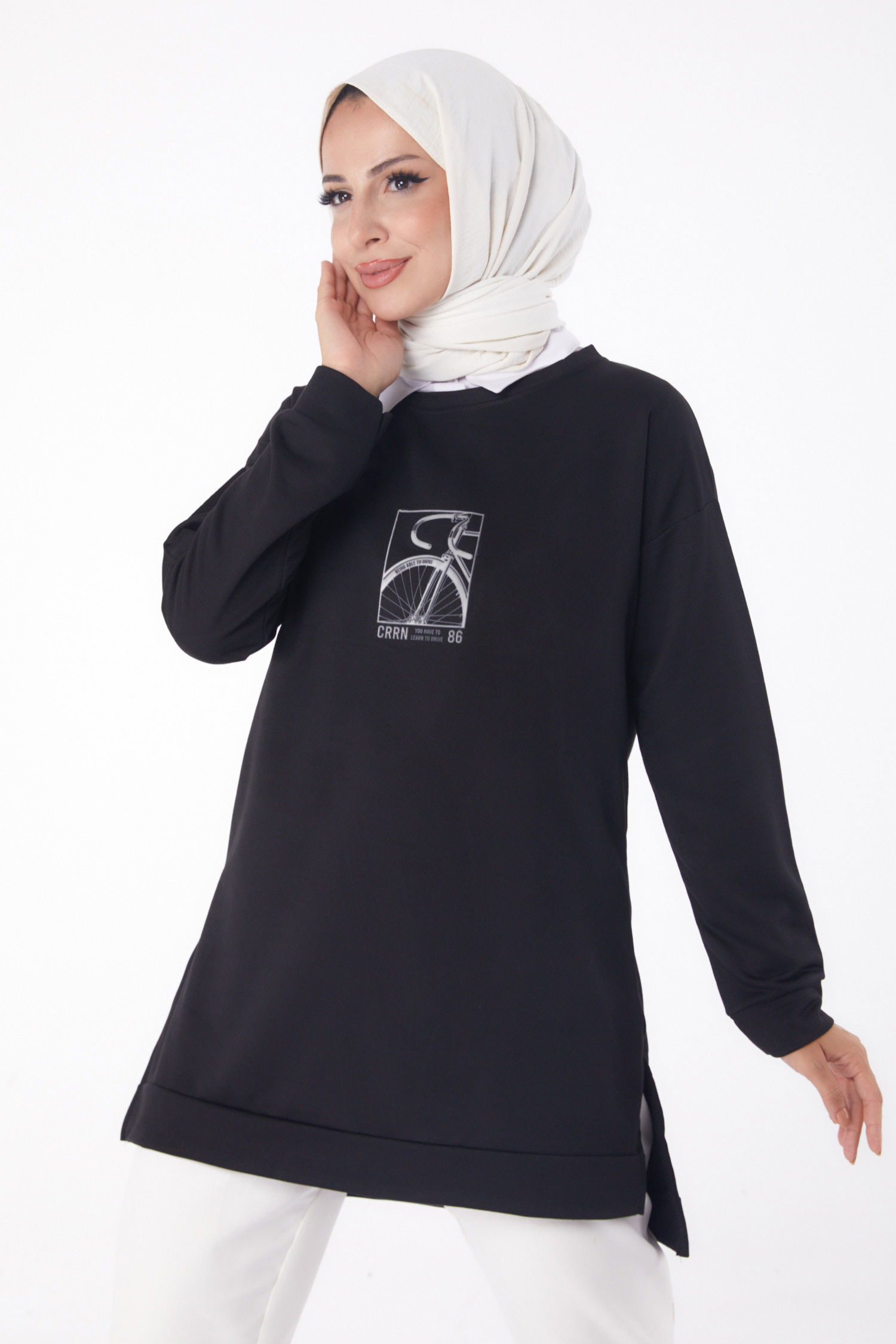 Sweat Siyah - 26202 - 2