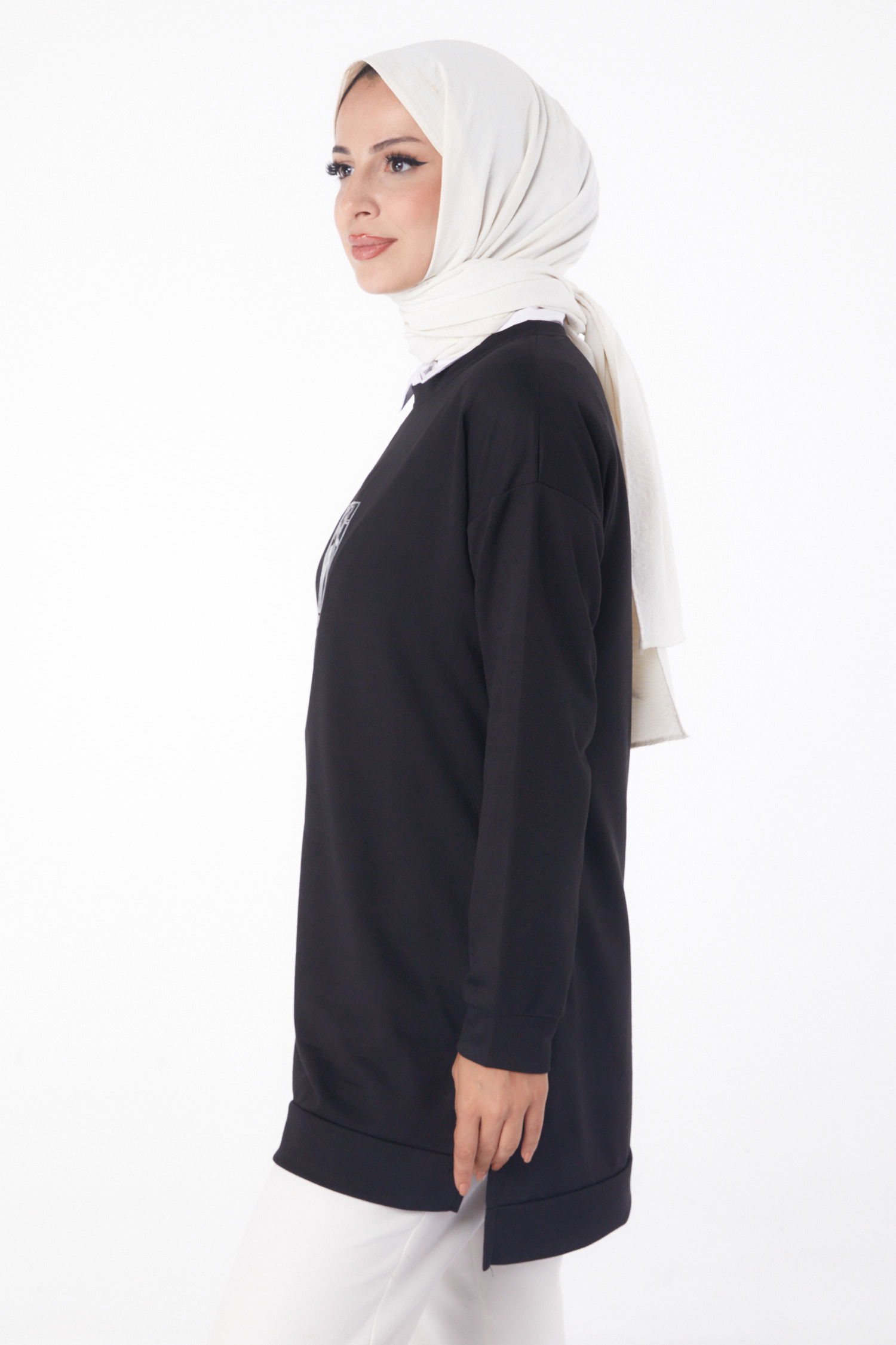 Sweat Siyah - 26202 - 3