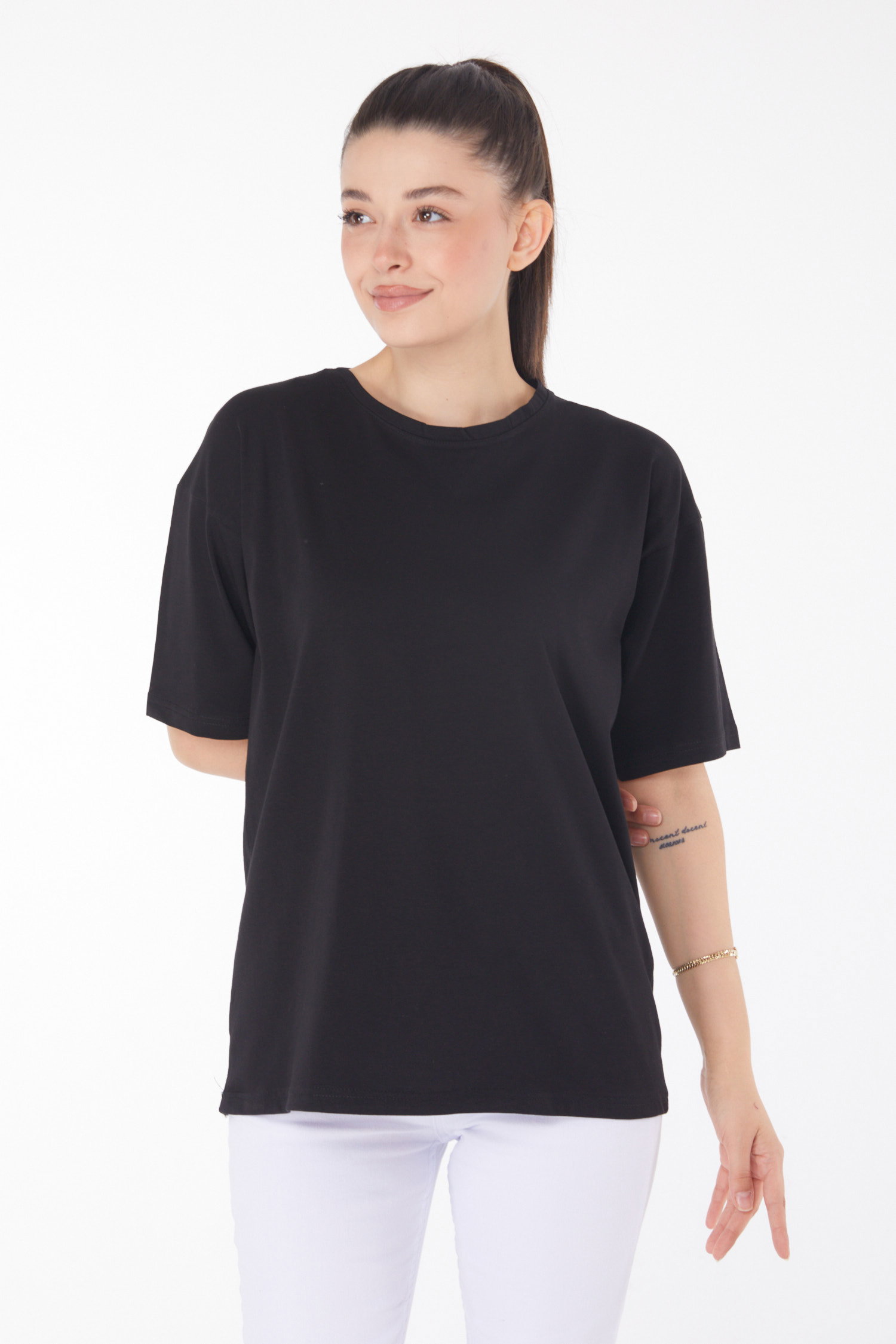 T-Shirt Siyah - 25850 - 2