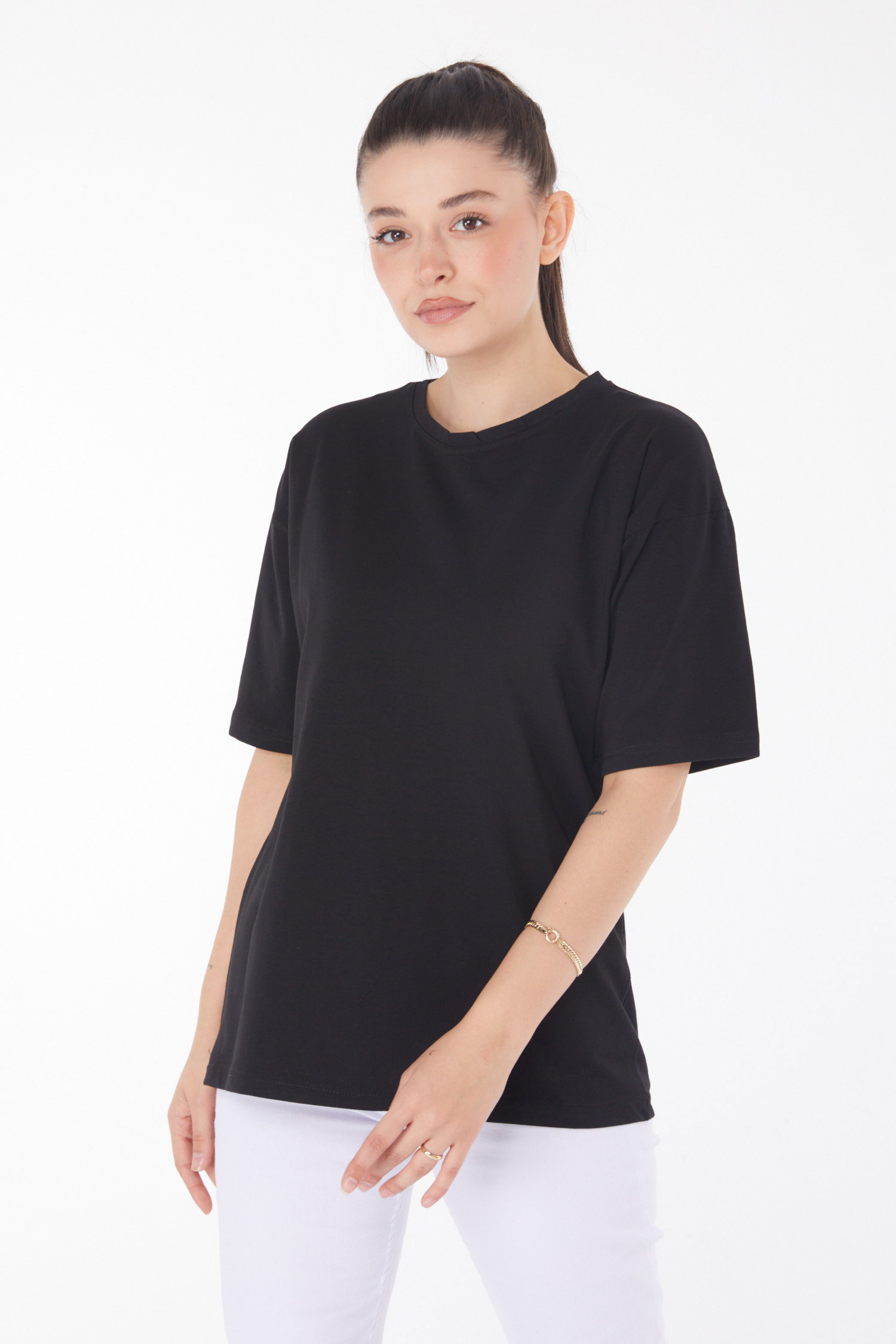 T-Shirt Siyah - 25850 - 3