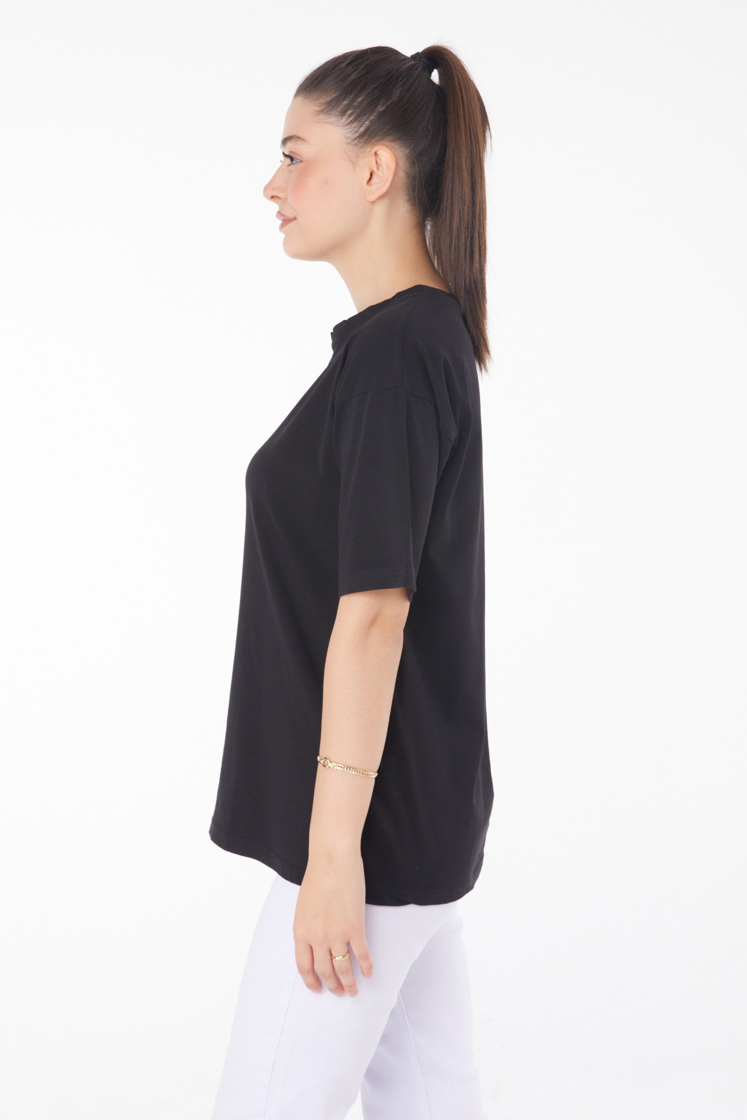 T-Shirt Siyah - 25850 - 4