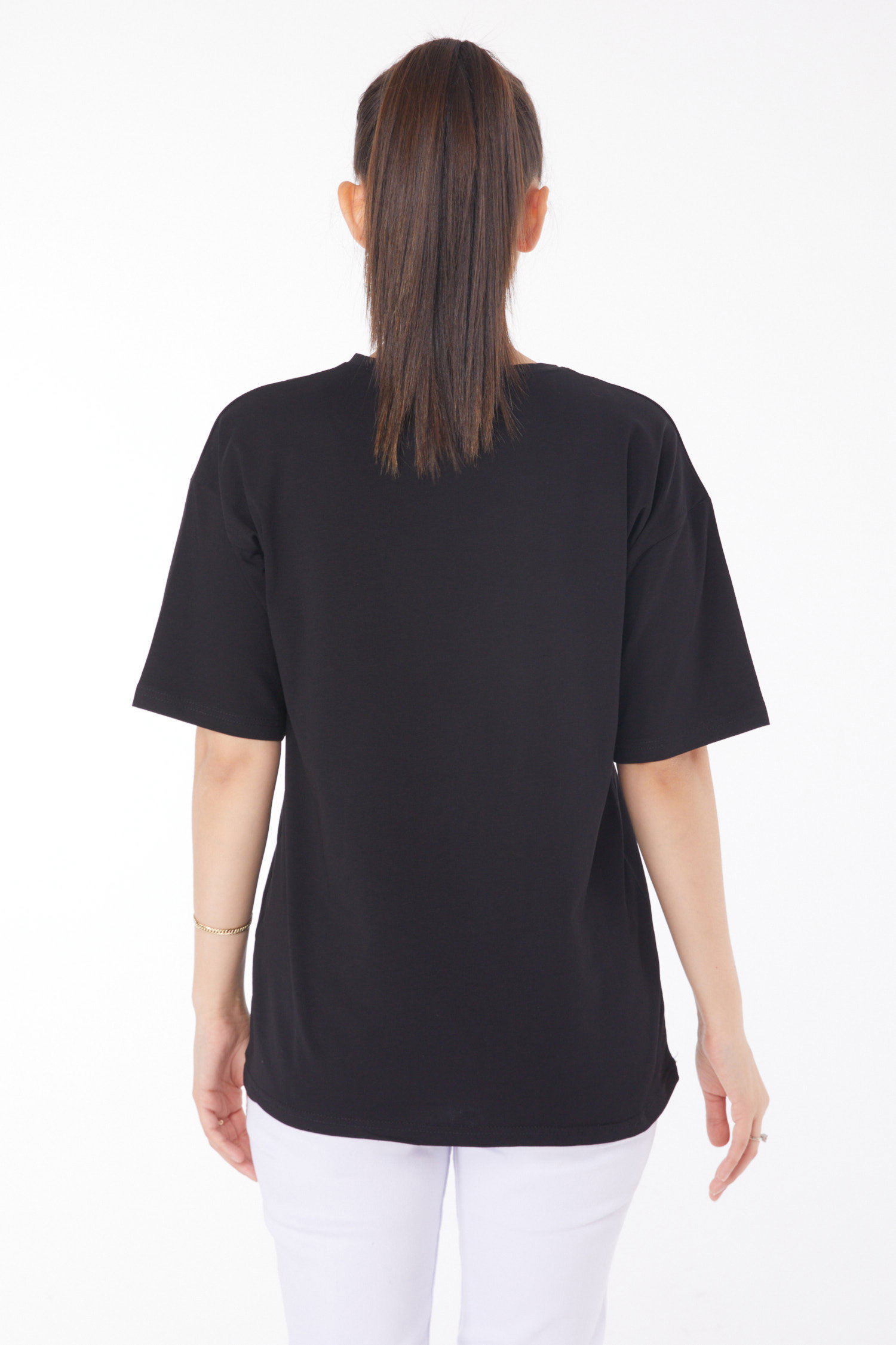 T-Shirt Siyah - 25850 - 5