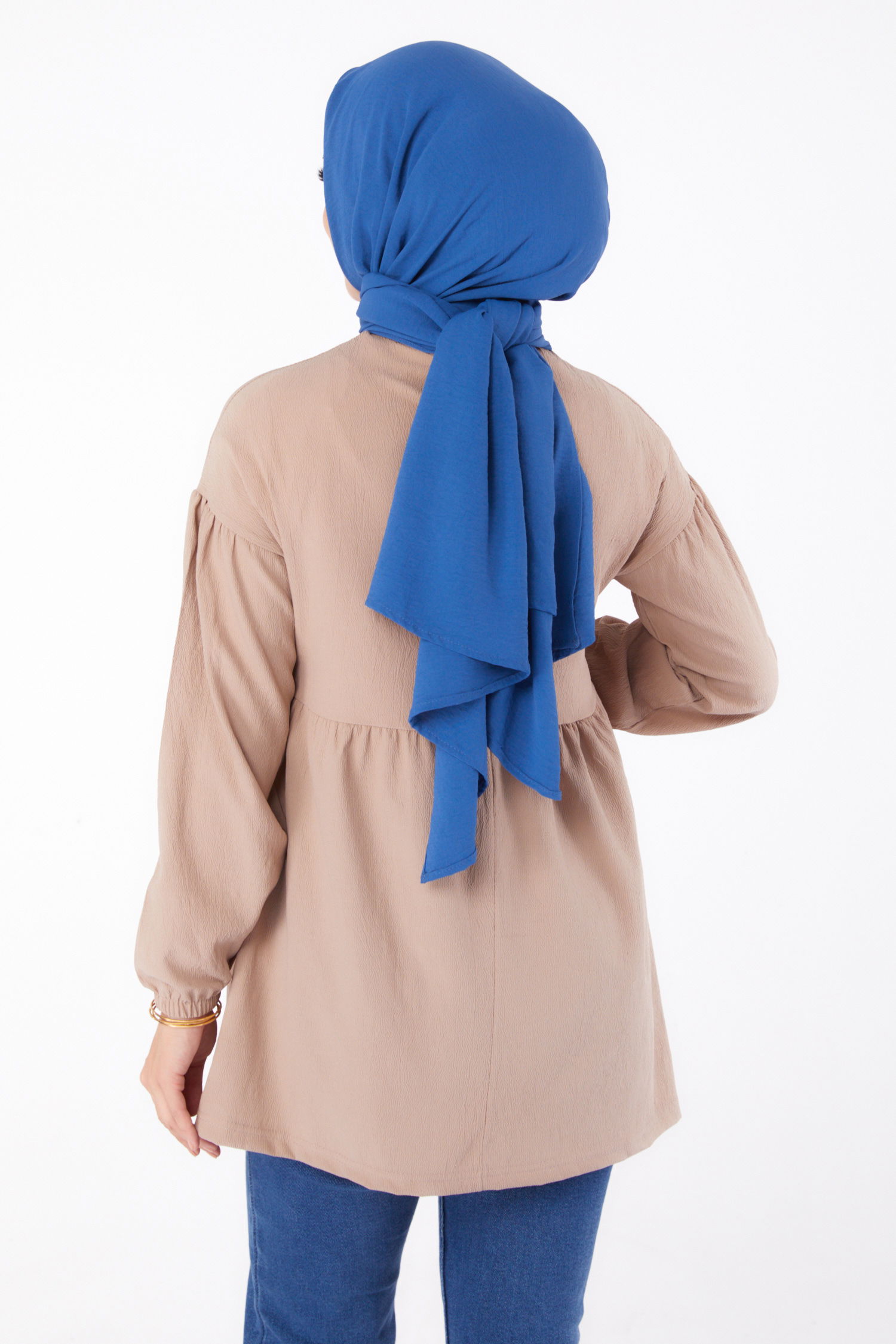 Taşlı Tunik Vizon - 13294 - 5